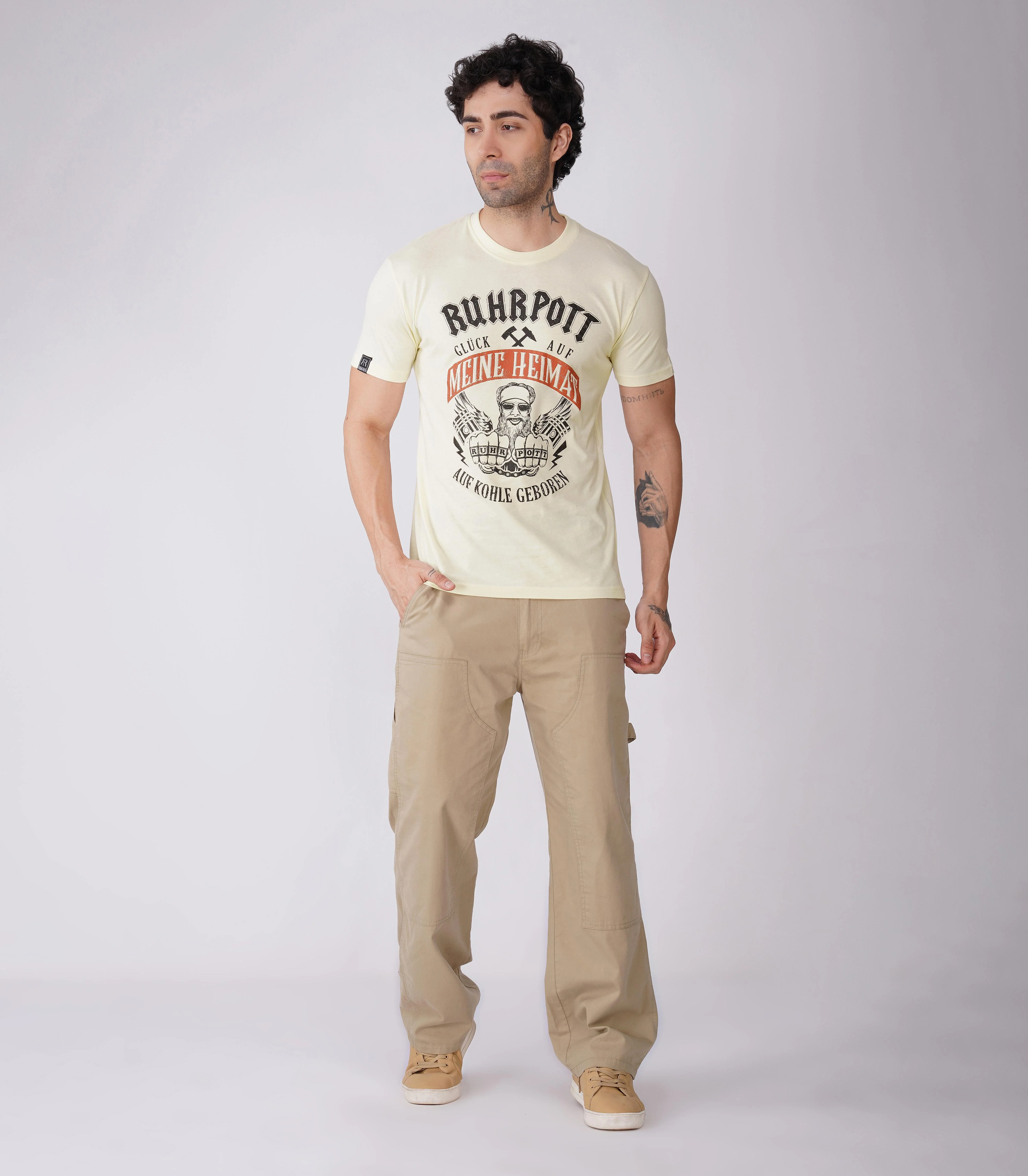 Ruhrpott Rundhalsausschnitt T-Shirt Unisex-RRT520 - Image 3