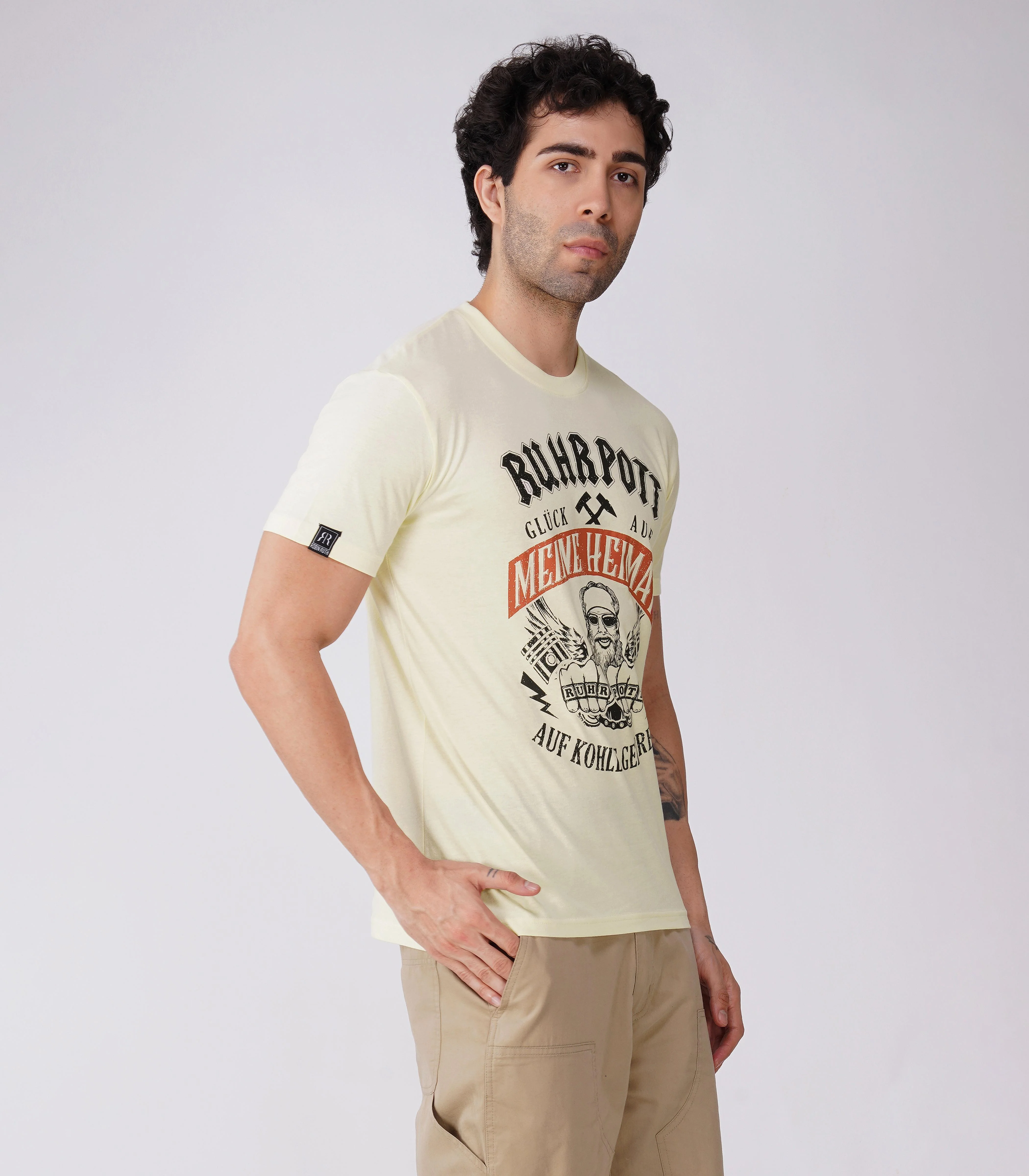 Ruhrpott Rundhalsausschnitt T-Shirt Unisex-RRT520 - Image 4