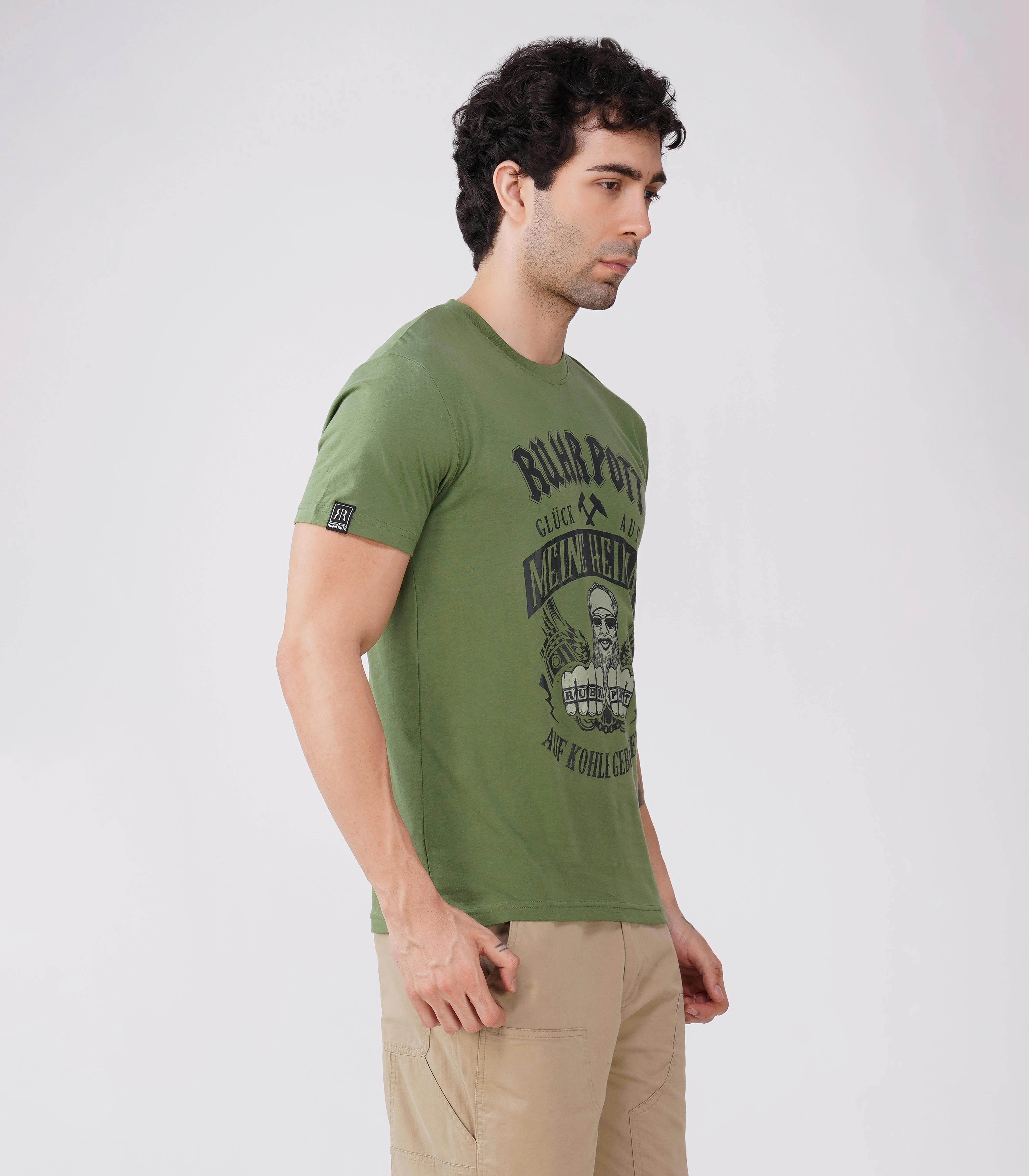 Ruhrpott Rundhalsausschnitt T-Shirt Unisex-RRT521 - Image 4