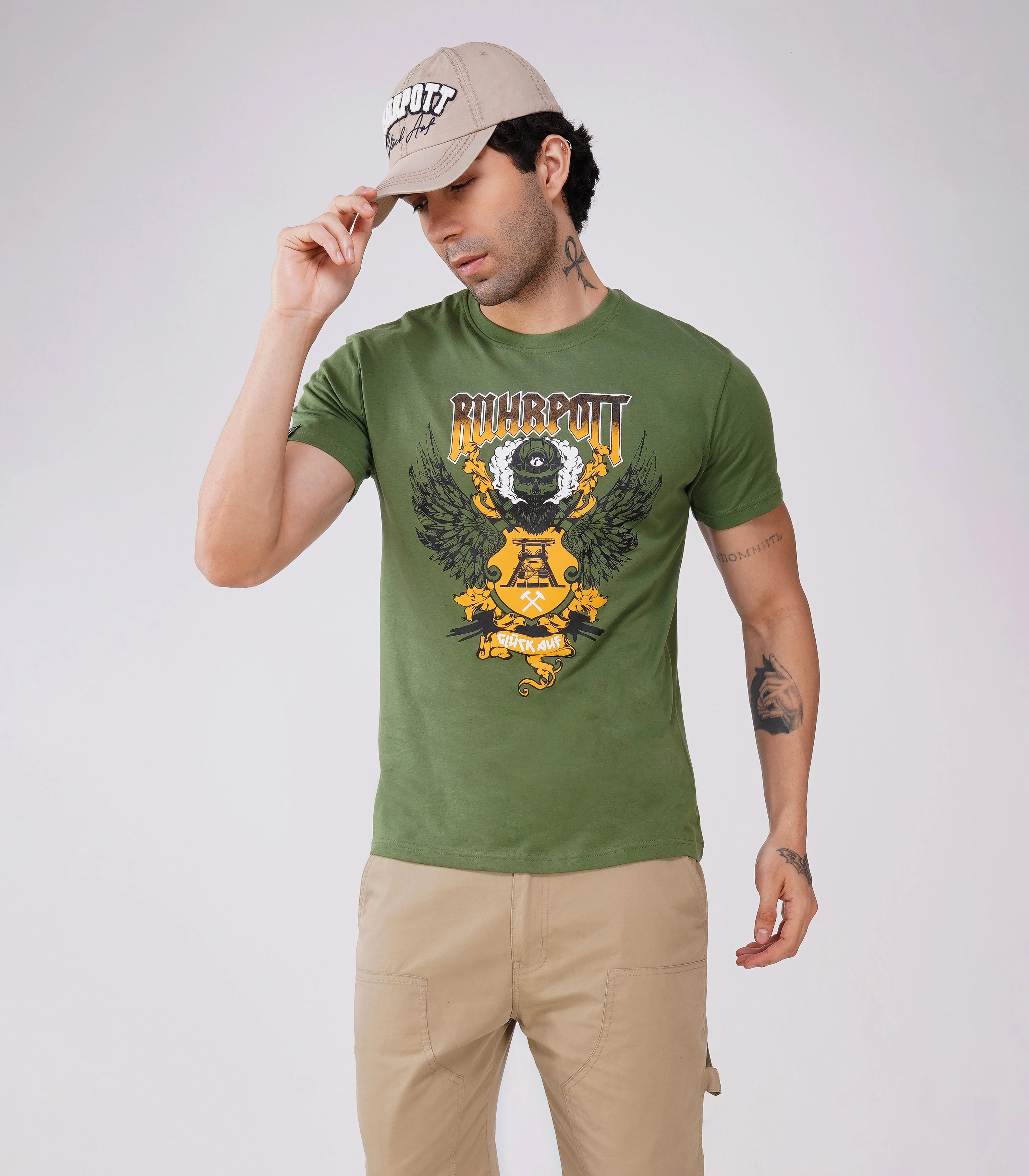 Ruhrpott Rundhalsausschnitt T-Shirt Unisex-RRT522 - Image 2