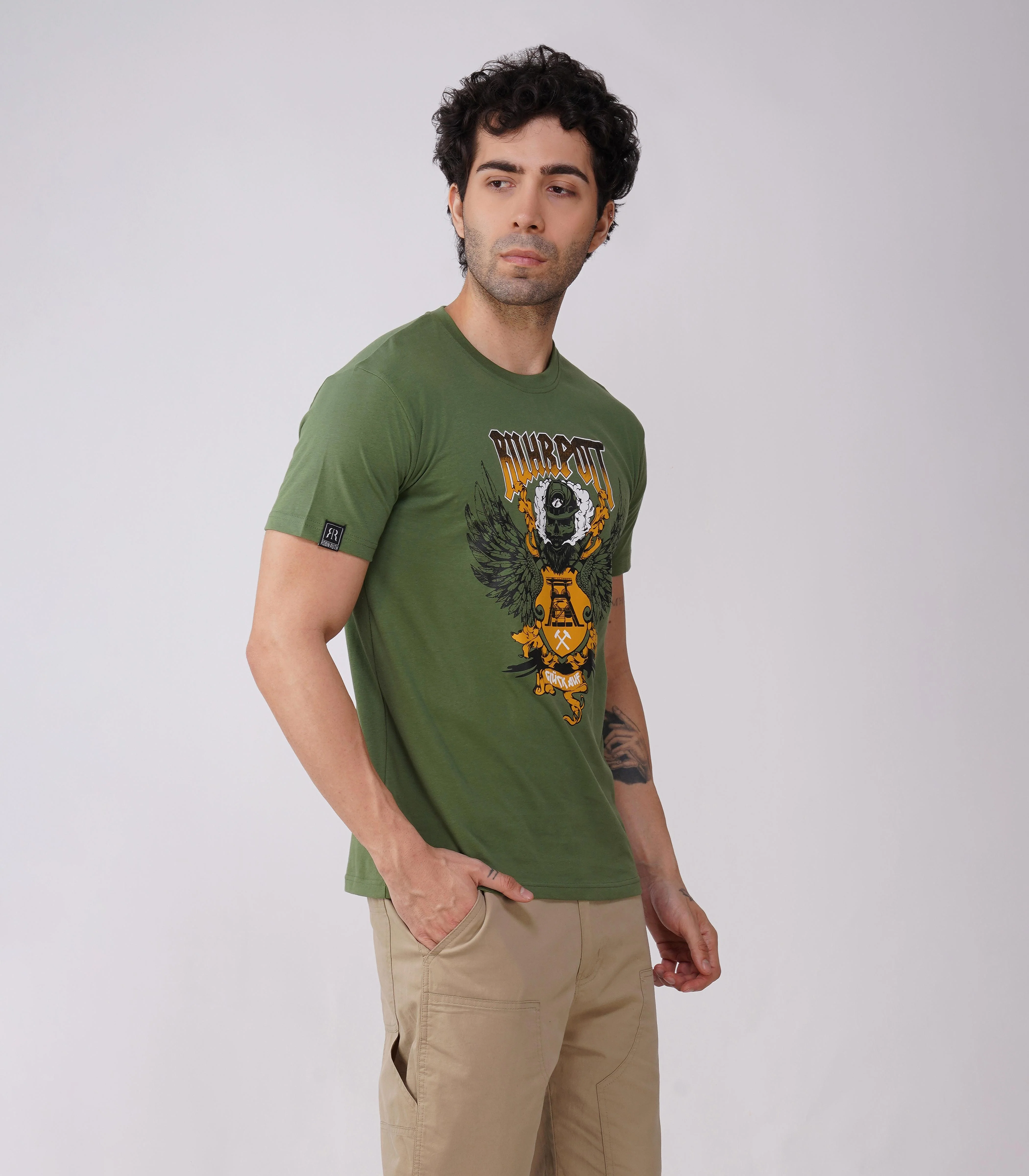 Ruhrpott Rundhalsausschnitt T-Shirt Unisex-RRT522 - Image 4