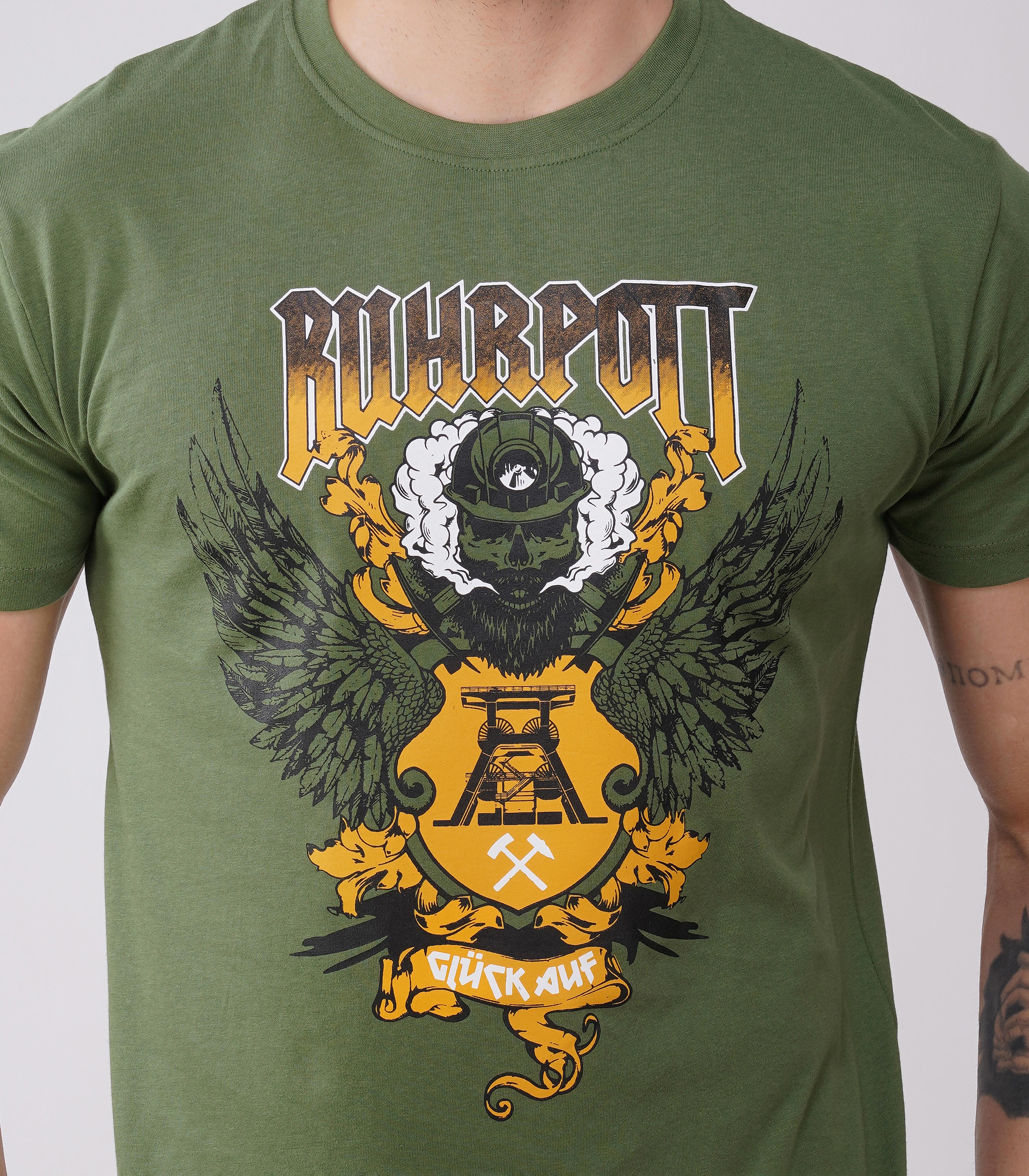 Ruhrpott Rundhalsausschnitt T-Shirt Unisex-RRT522 - Image 6