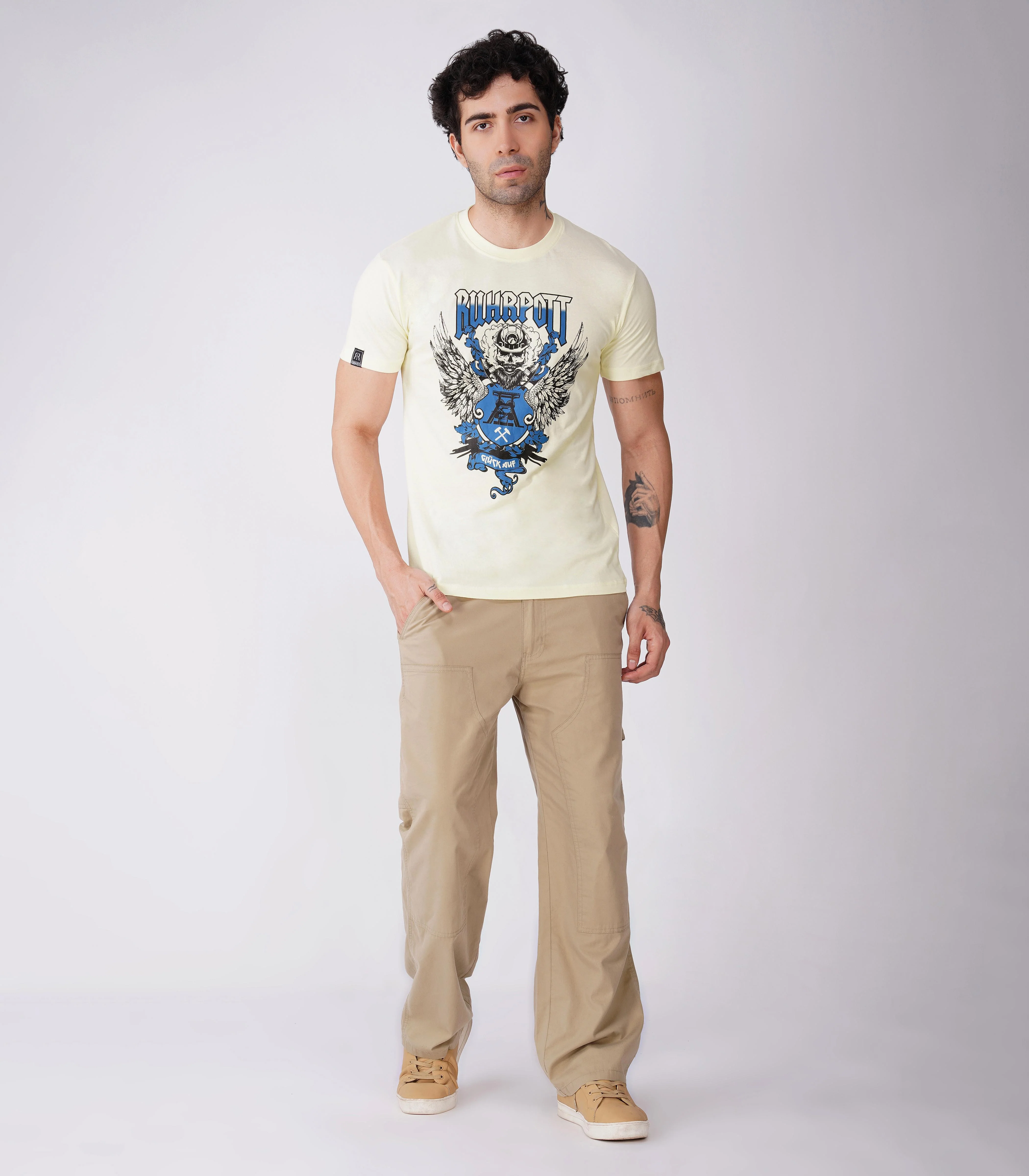 Ruhrpott Rundhalsausschnitt T-Shirt Unisex-RRT523 - Image 3