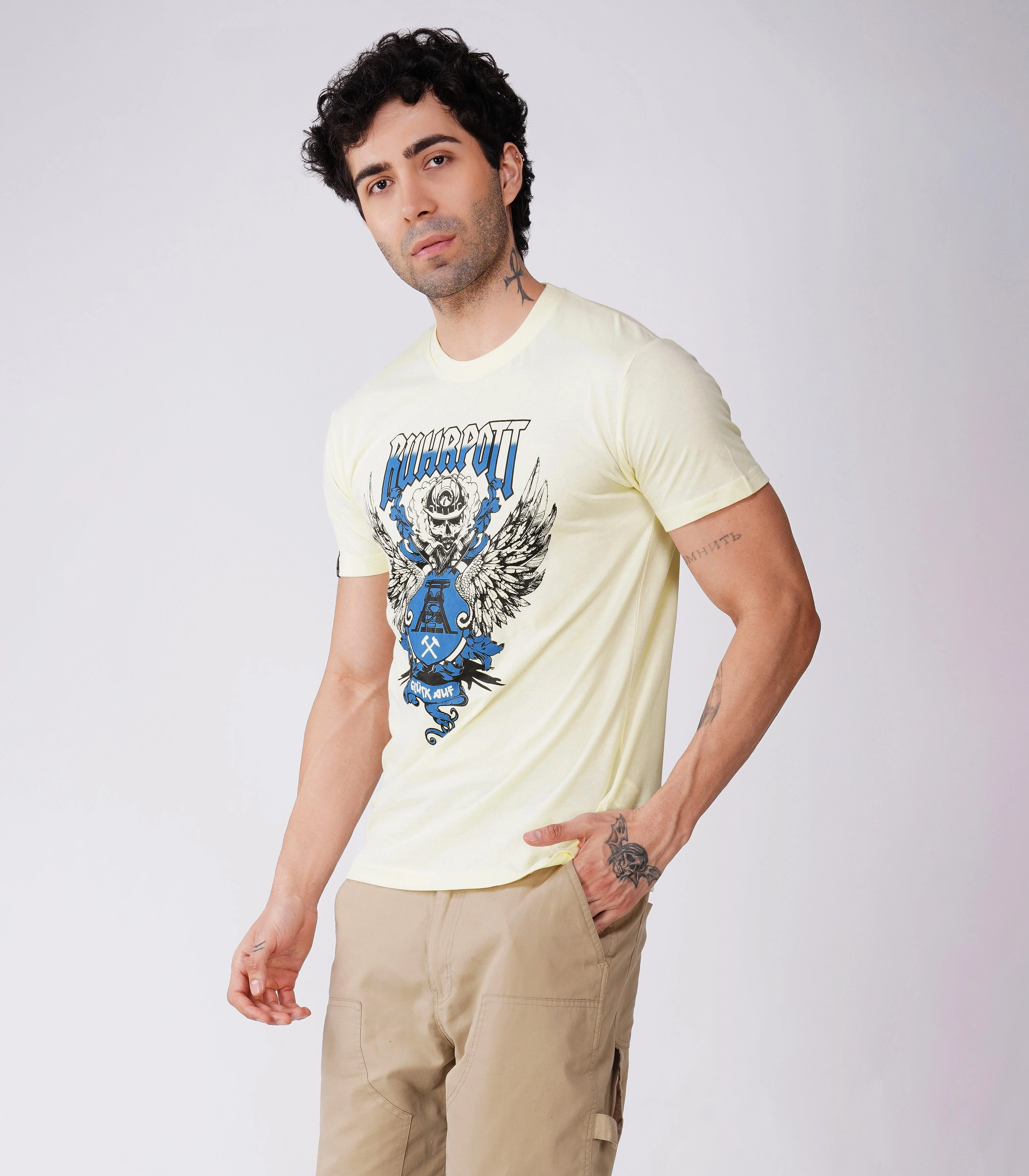 Ruhrpott Rundhalsausschnitt T-Shirt Unisex-RRT523 - Image 4