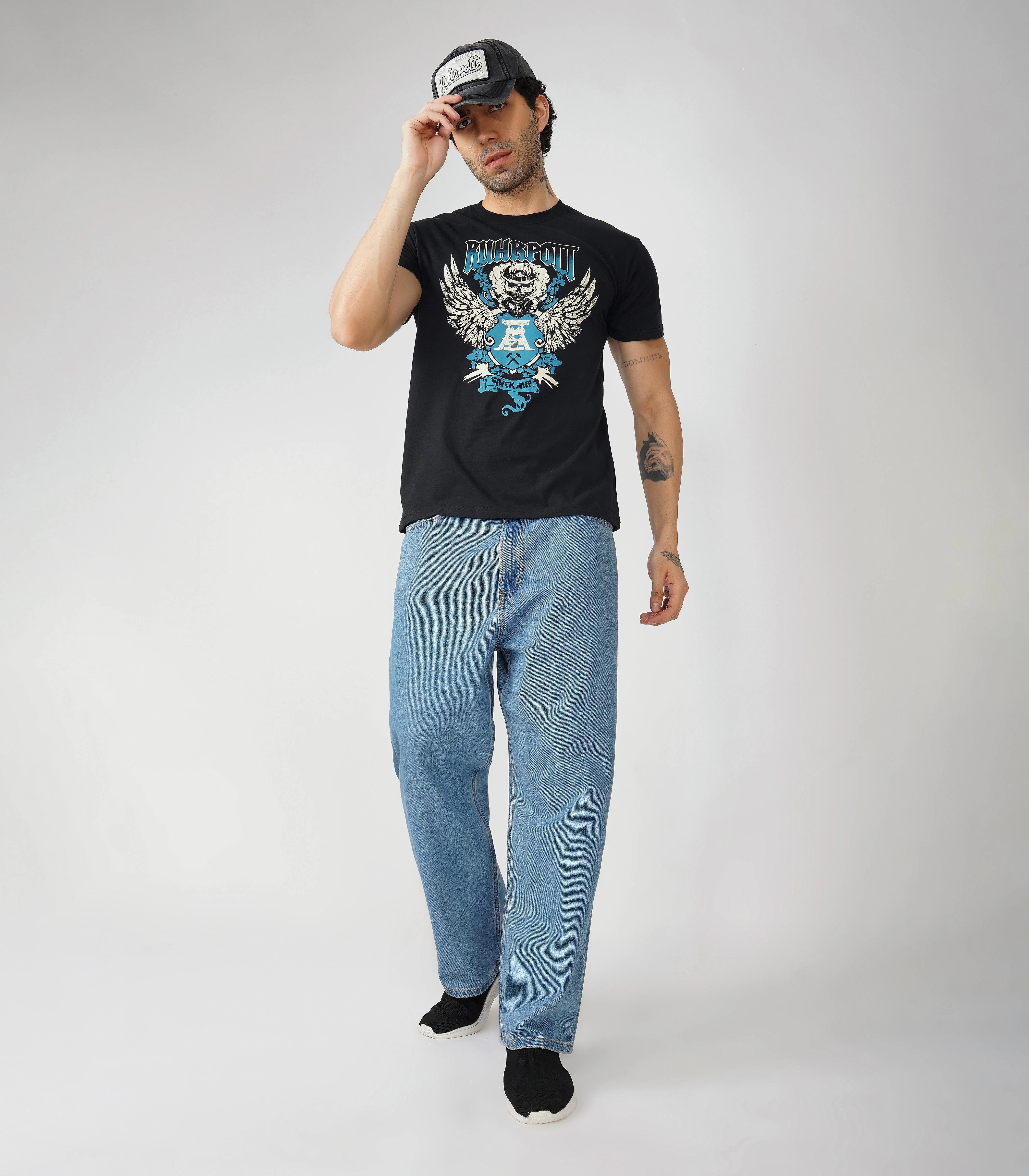 Ruhrpott Rundhalsausschnitt T-Shirt Unisex-RRT524 - Image 2