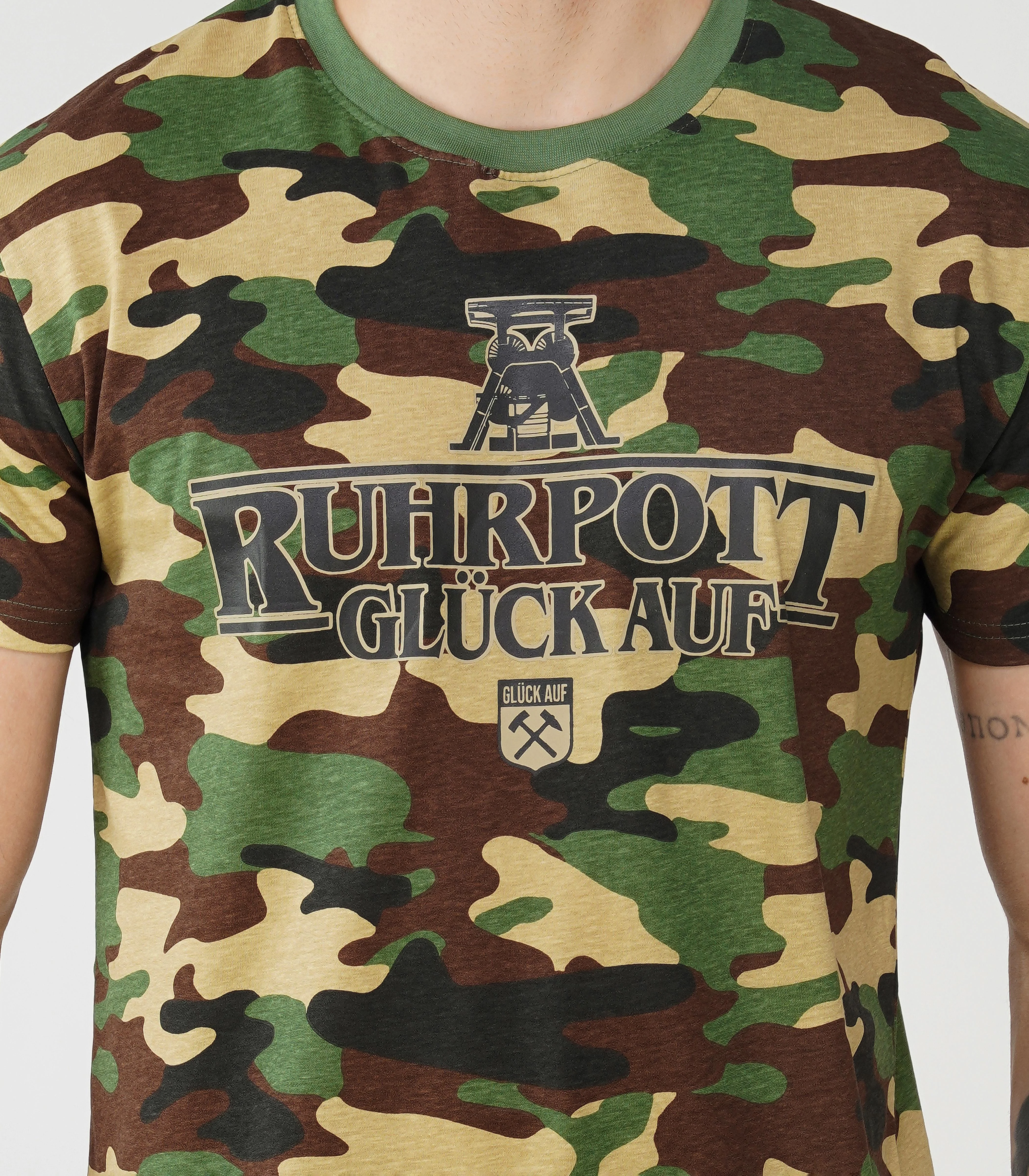 Ruhrpott Rundhalsausschnitt T-Shirt Unisex-RRT525 - Image 6
