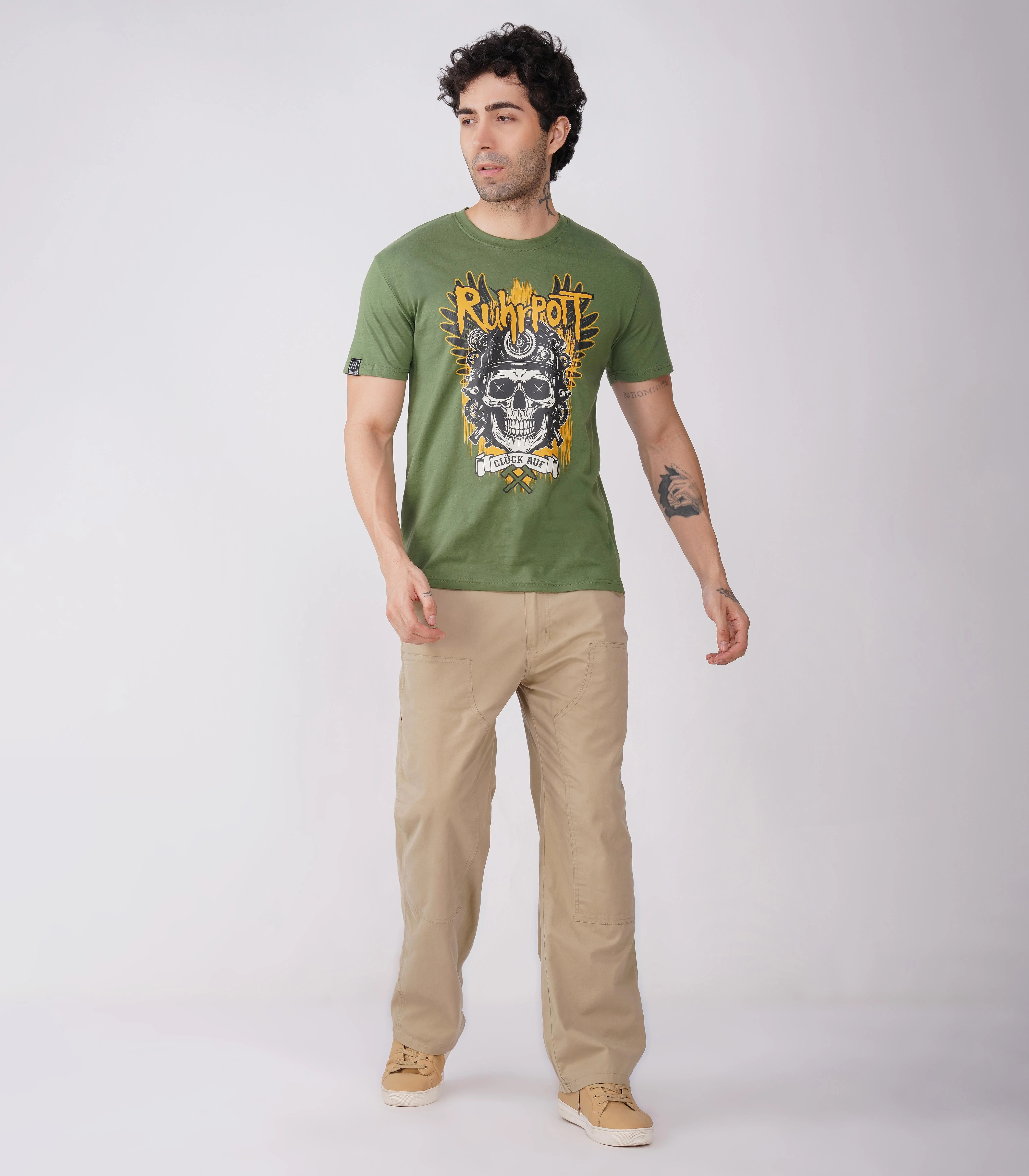 Ruhrpott Rundhalsausschnitt T-Shirt Unisex-RRT526 - Image 3