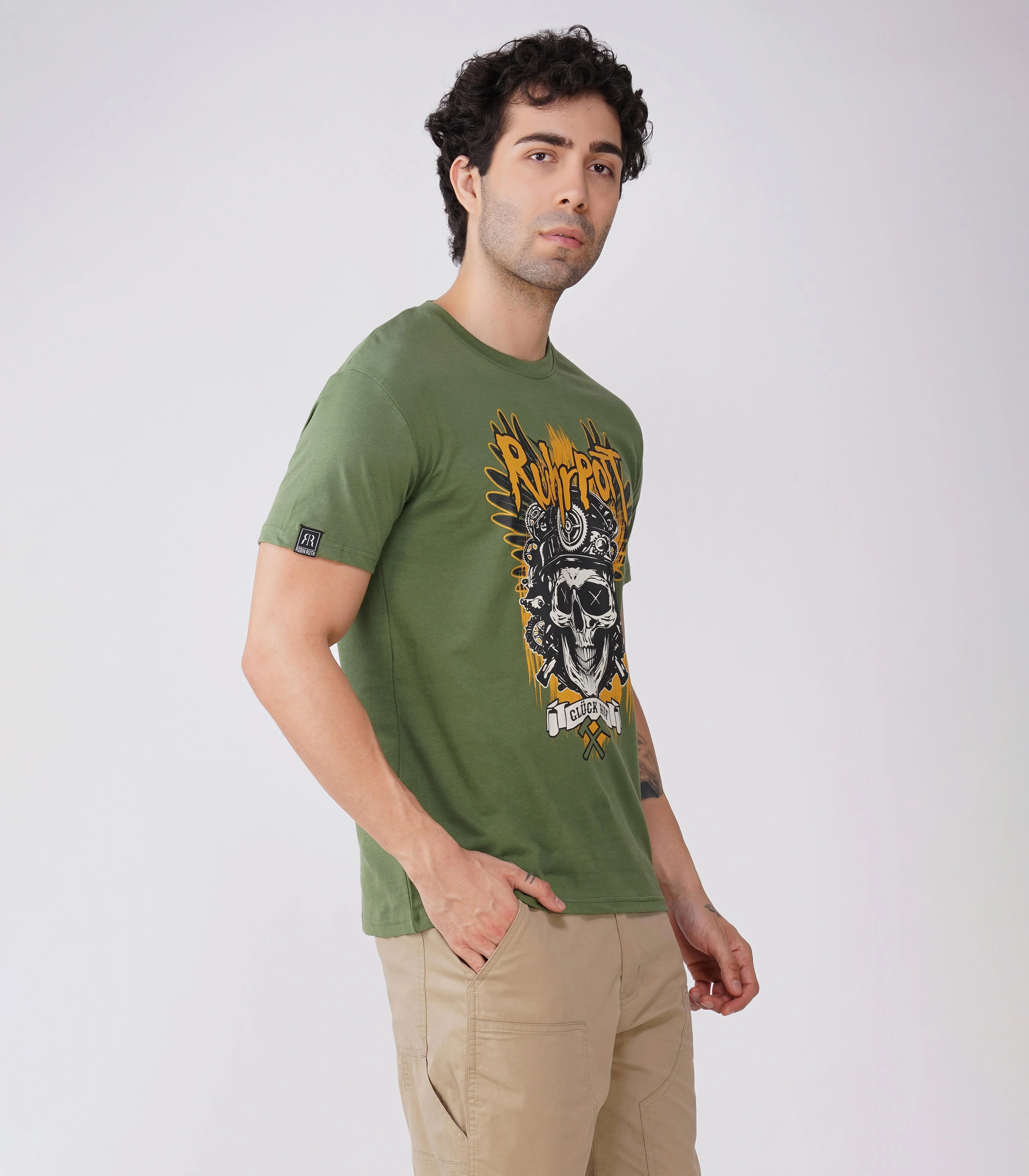 Ruhrpott Rundhalsausschnitt T-Shirt Unisex-RRT526 - Image 4