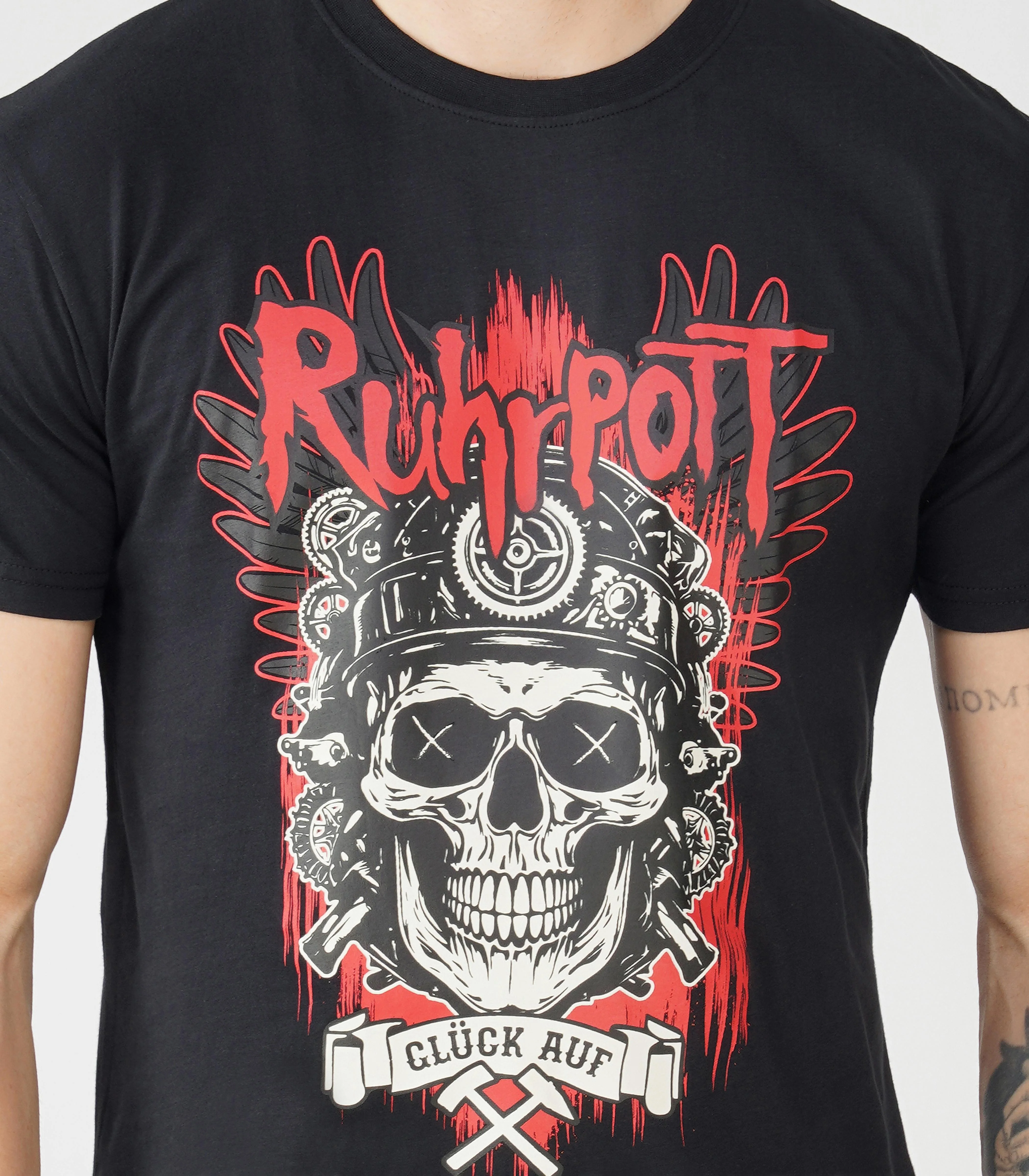 Ruhrpott Rundhalsausschnitt T-Shirt Unisex-RRT527 - Image 6