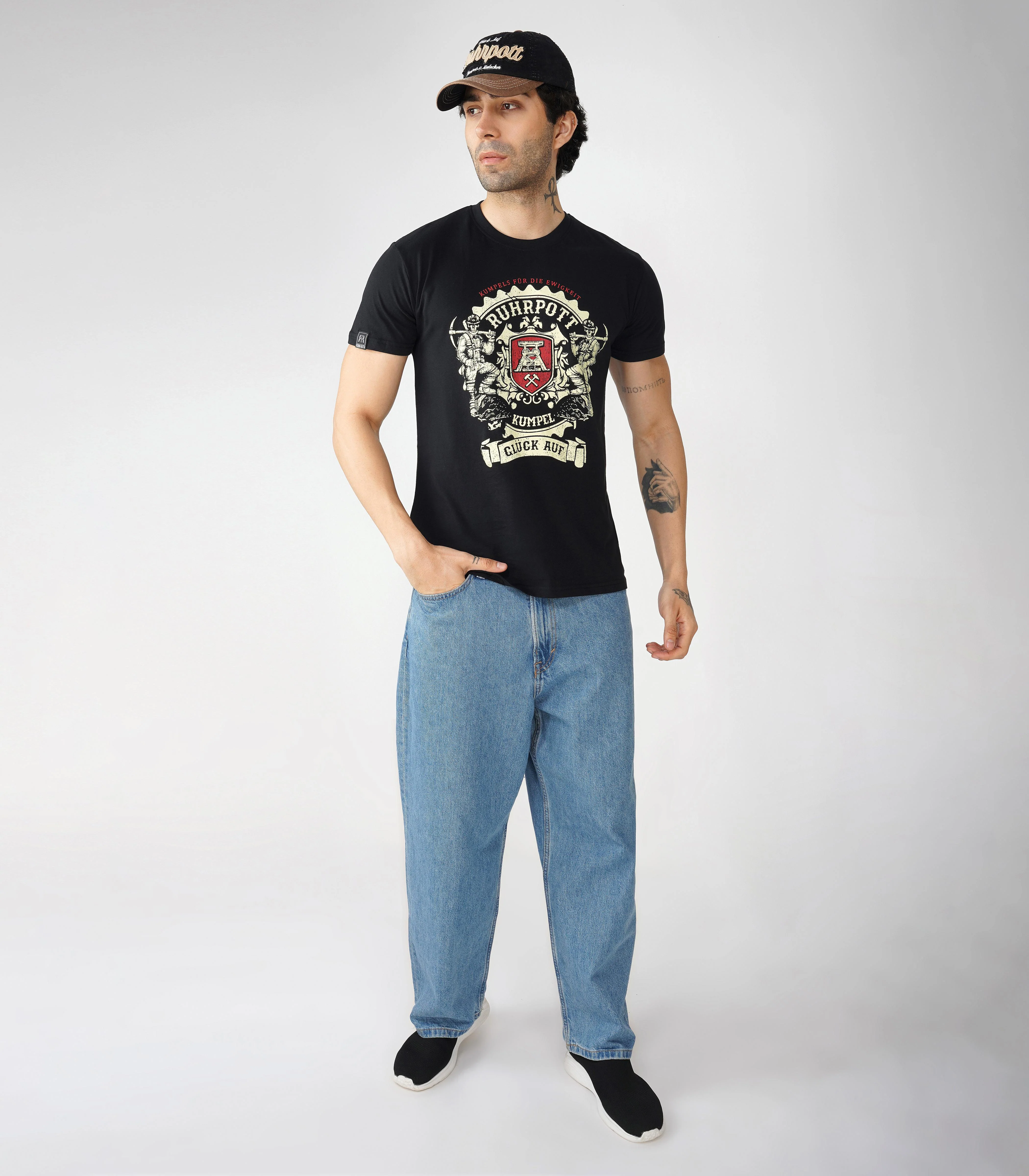 Ruhrpott Rundhalsausschnitt T-Shirt Unisex-RRT530 - Image 2