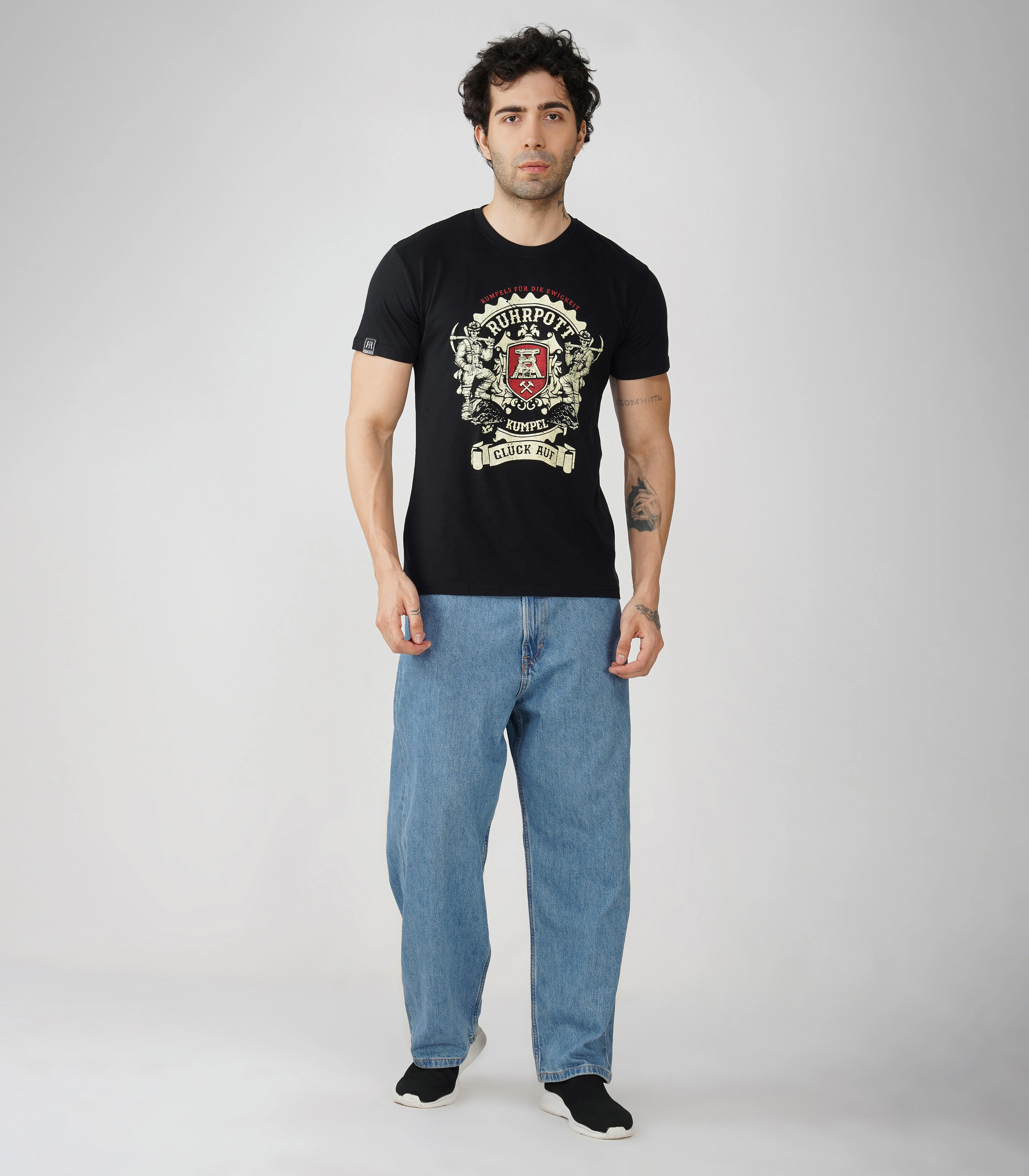 Ruhrpott Rundhalsausschnitt T-Shirt Unisex-RRT530 - Image 3