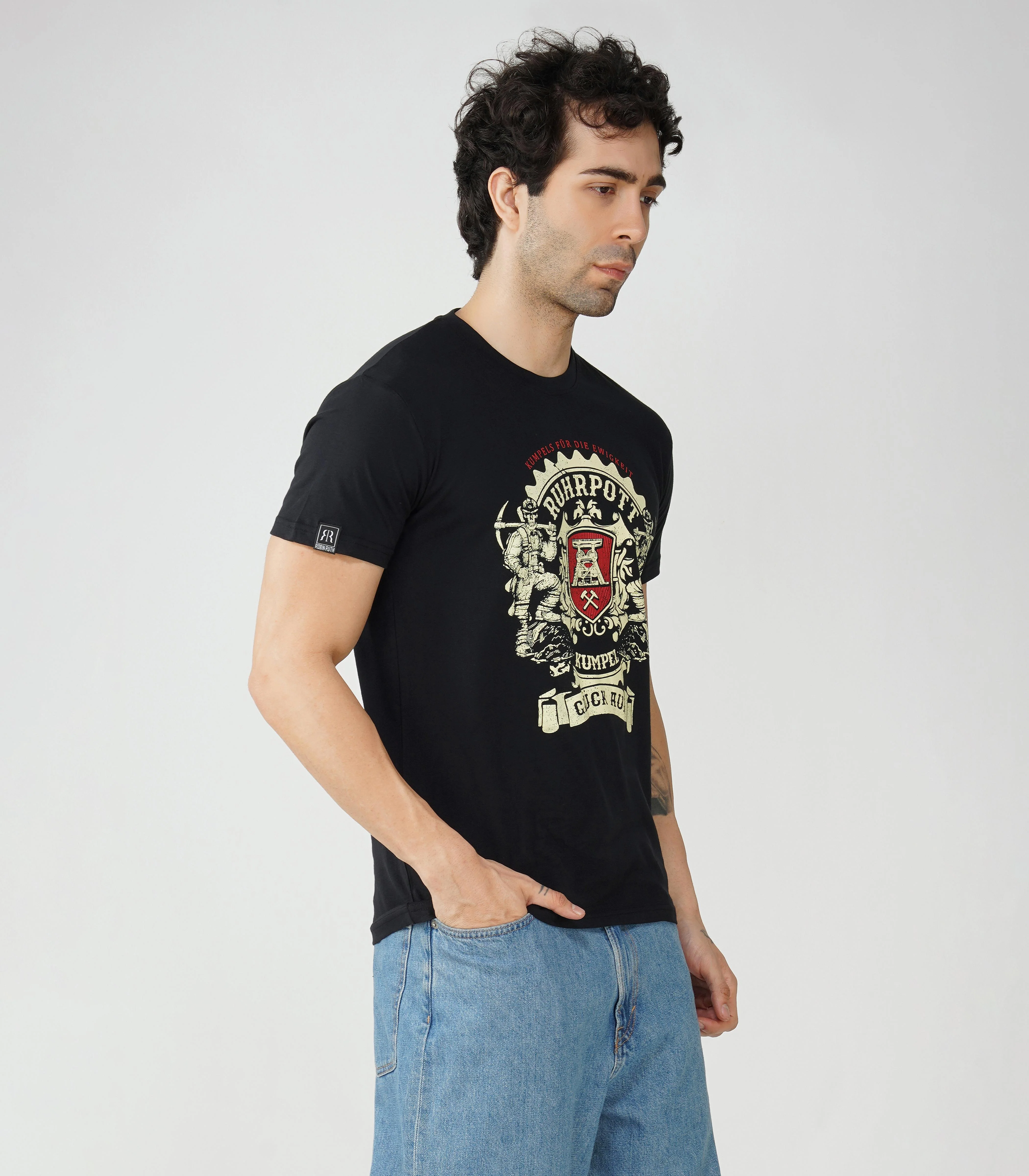 Ruhrpott Rundhalsausschnitt T-Shirt Unisex-RRT530 - Image 4