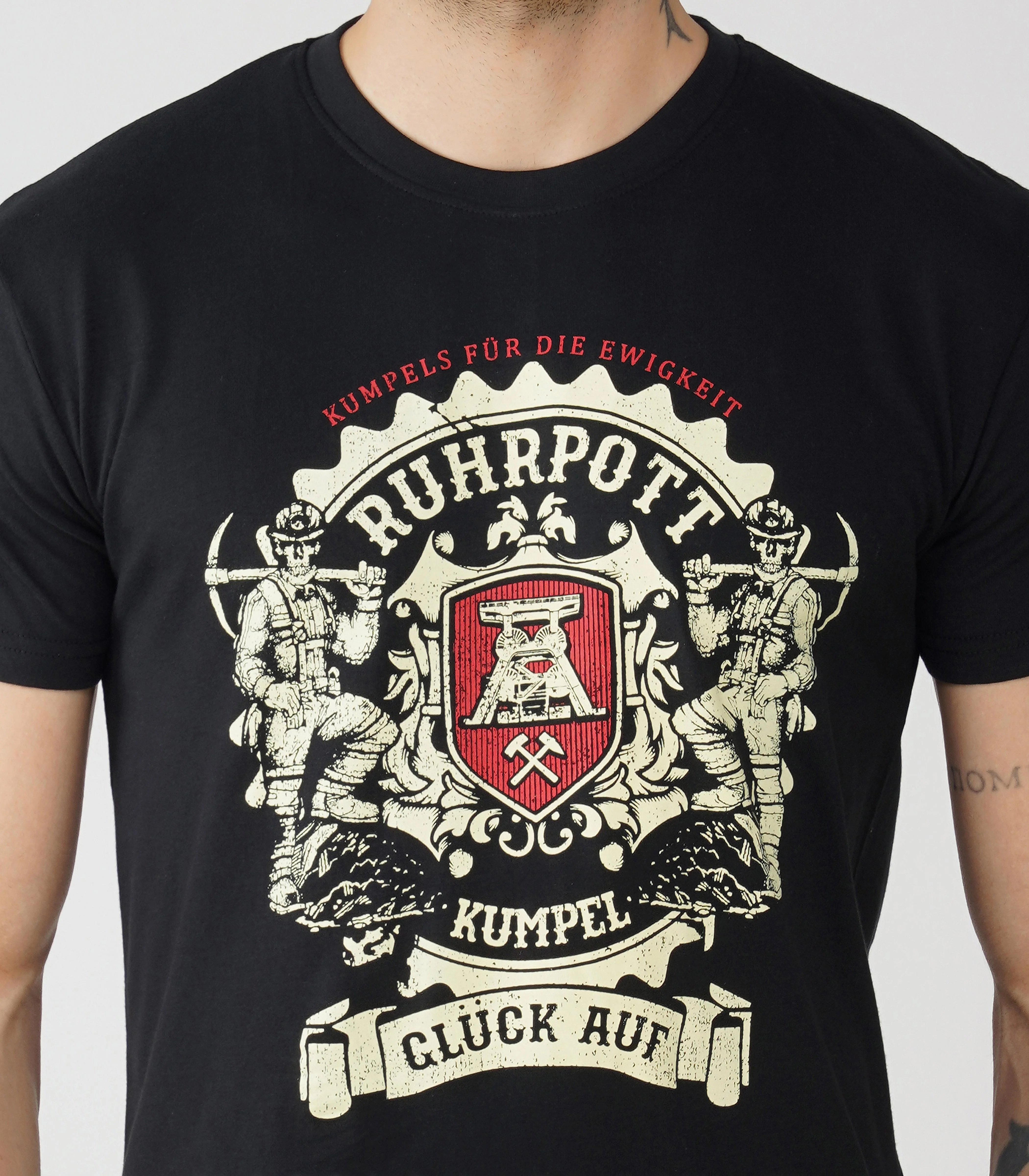 Ruhrpott Rundhalsausschnitt T-Shirt Unisex-RRT530 - Image 6