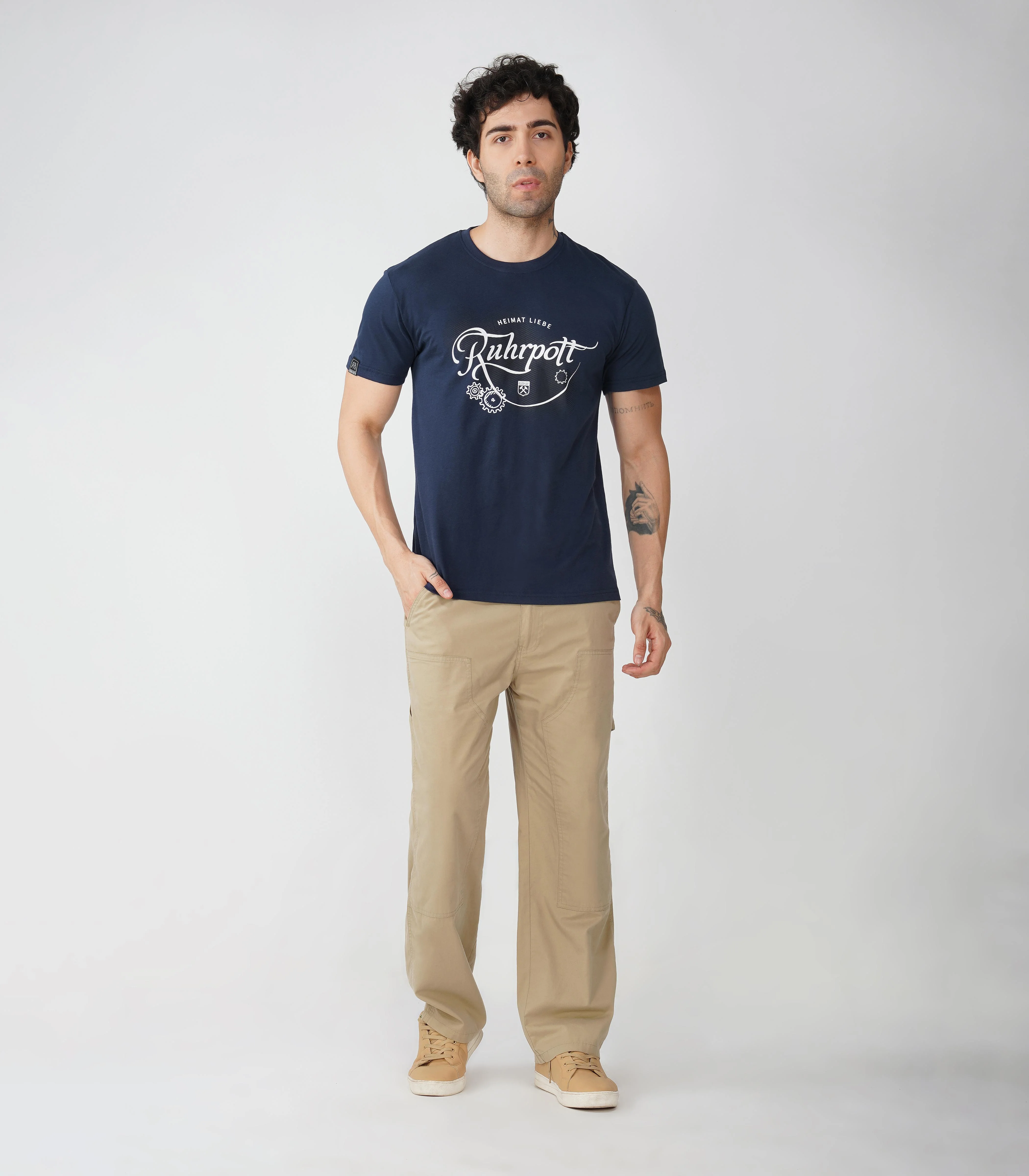 Ruhrpott Rundhalsausschnitt T-Shirt Unisex-RRT531 - Image 3