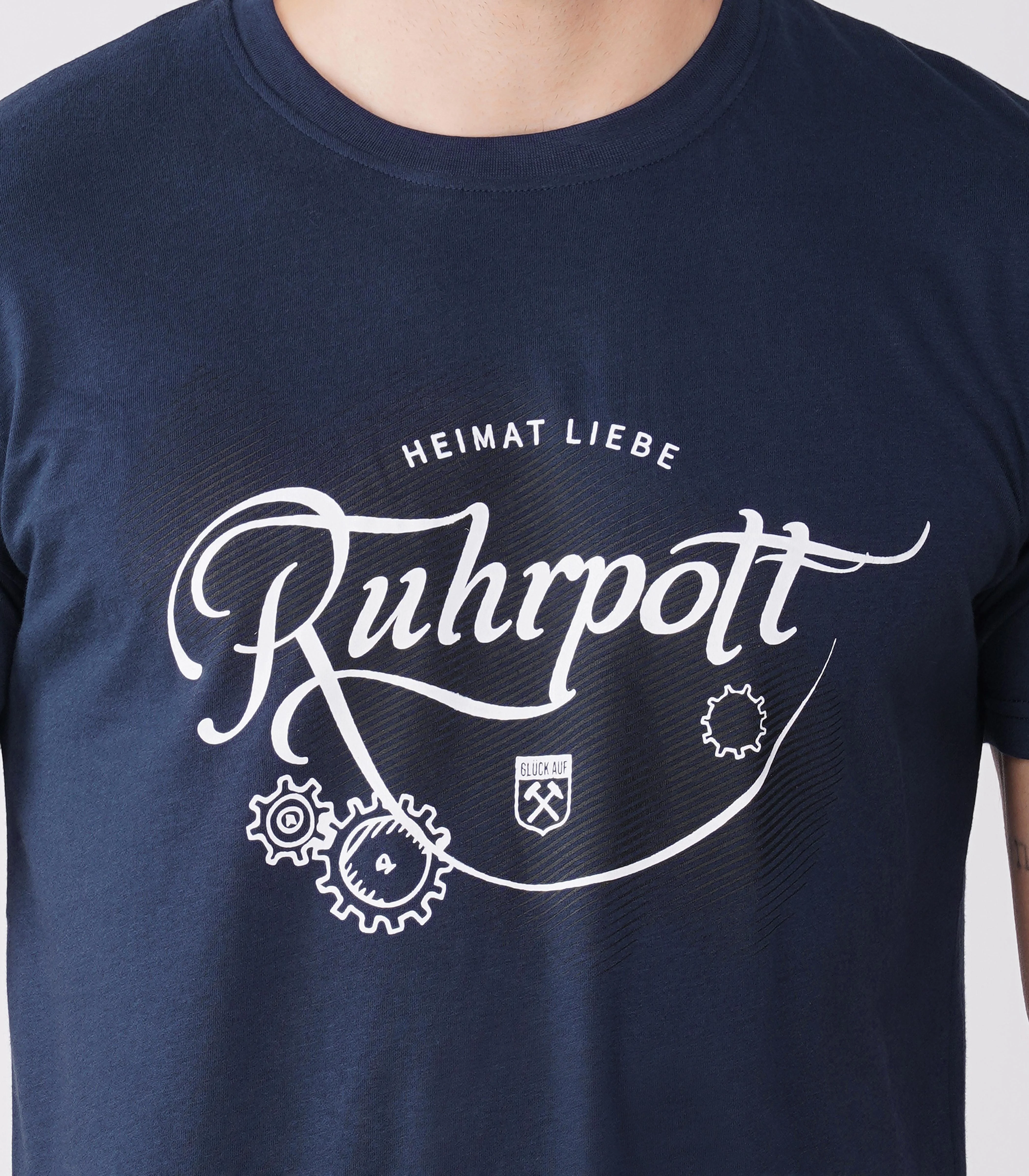 Ruhrpott Rundhalsausschnitt T-Shirt Unisex-RRT531 - Image 6