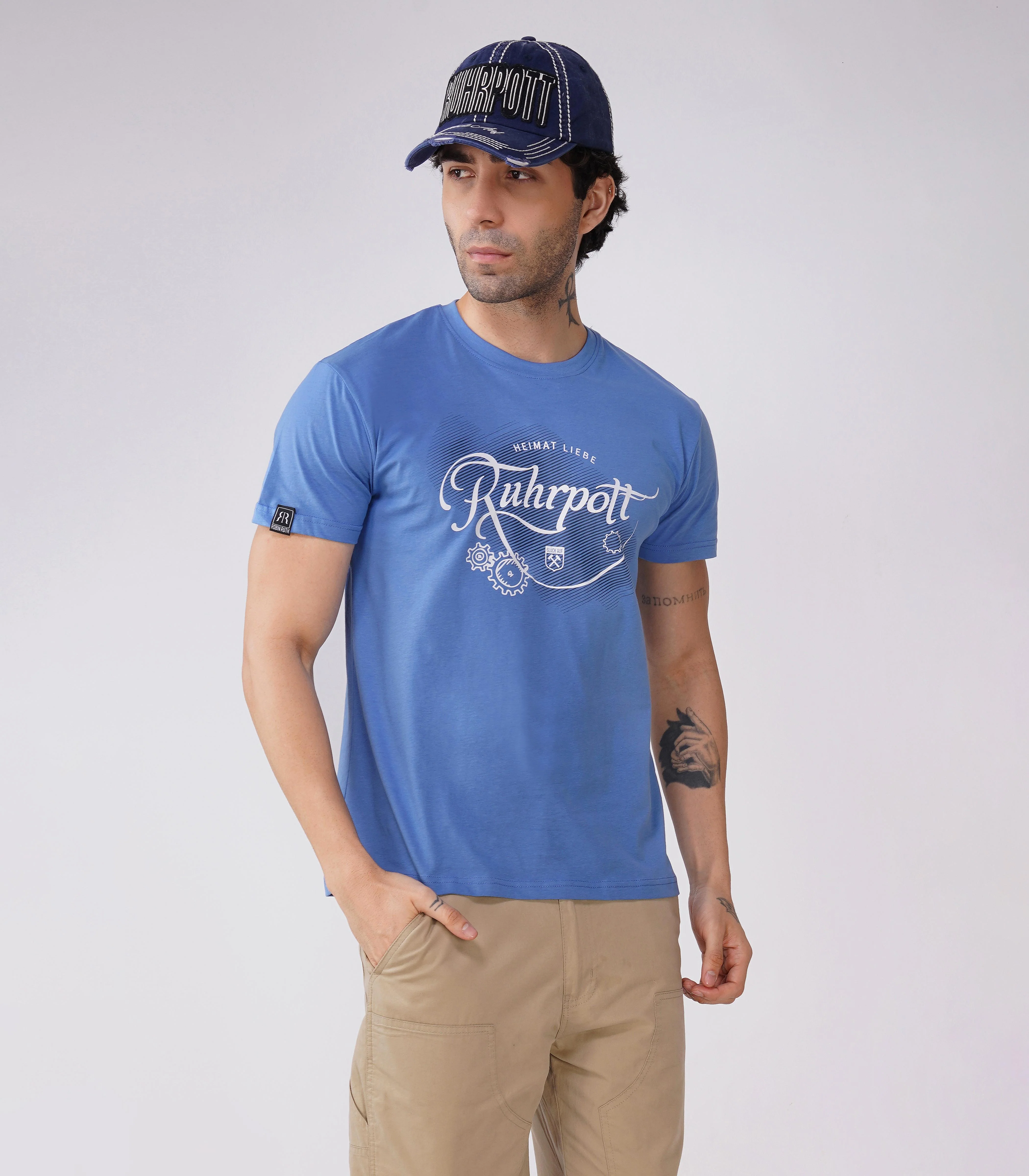 Ruhrpott Rundhalsausschnitt T-Shirt Unisex-RRT532 - Image 2