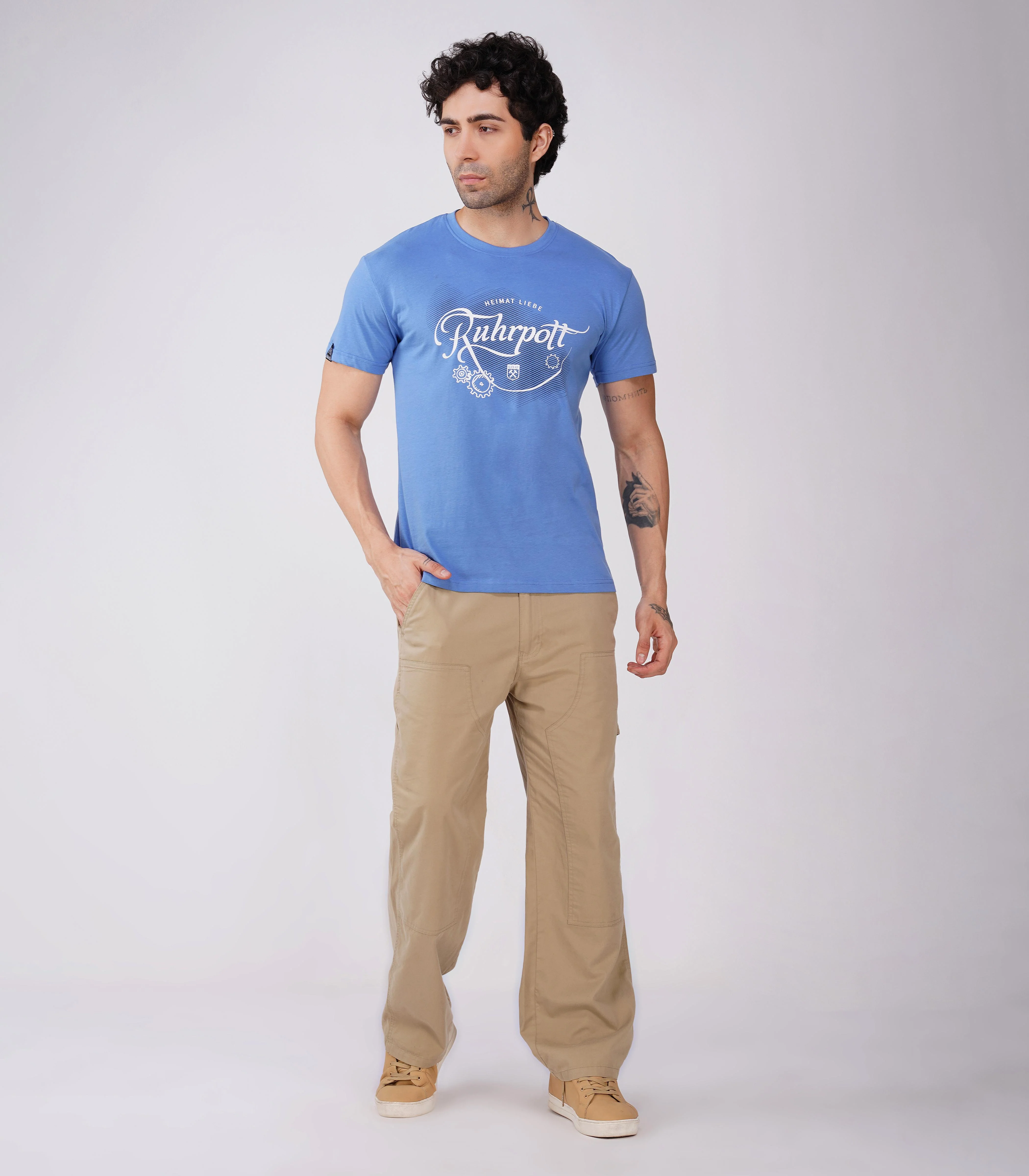 Ruhrpott Rundhalsausschnitt T-Shirt Unisex-RRT532 - Image 3