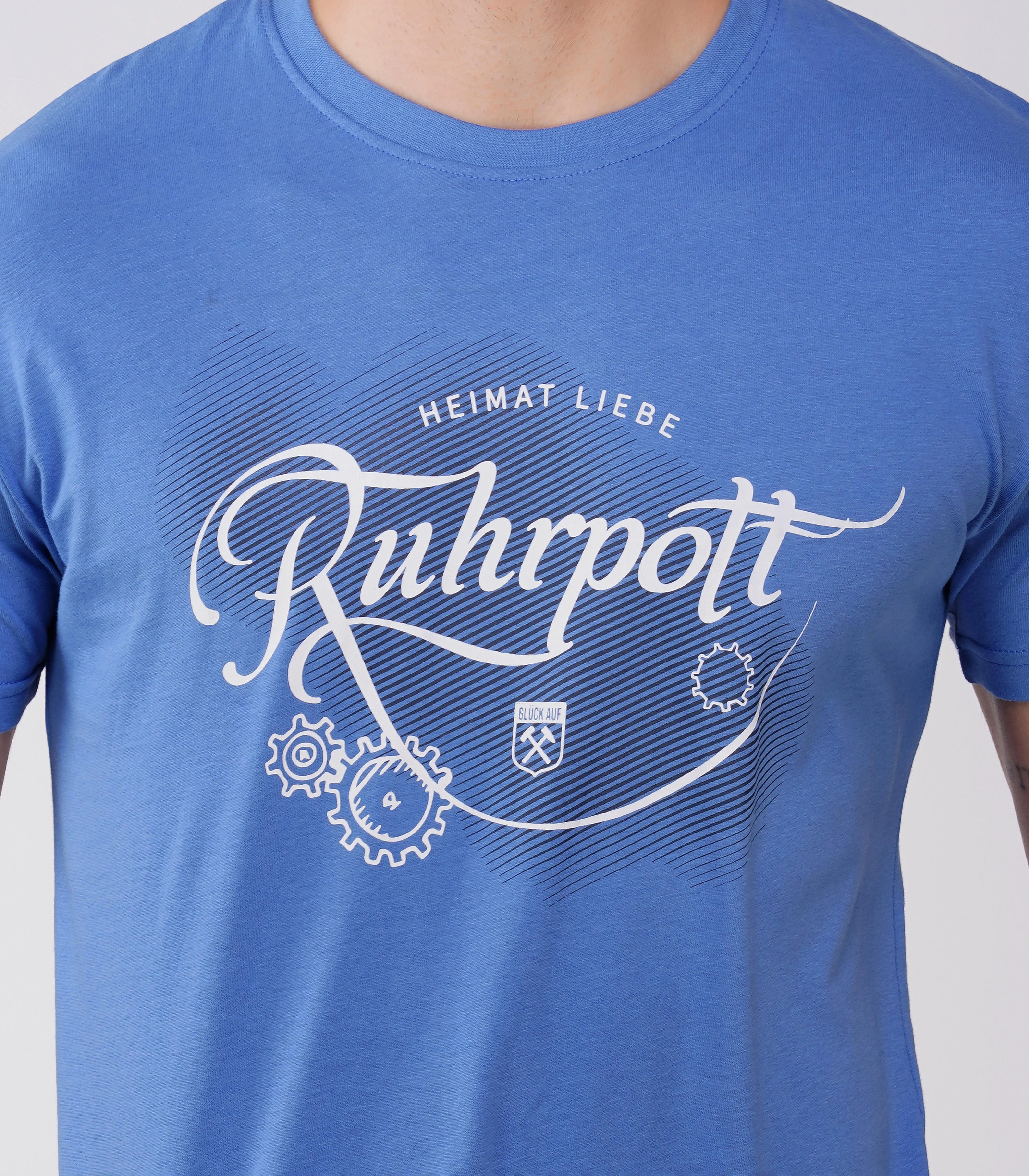 Ruhrpott Rundhalsausschnitt T-Shirt Unisex-RRT532 - Image 6