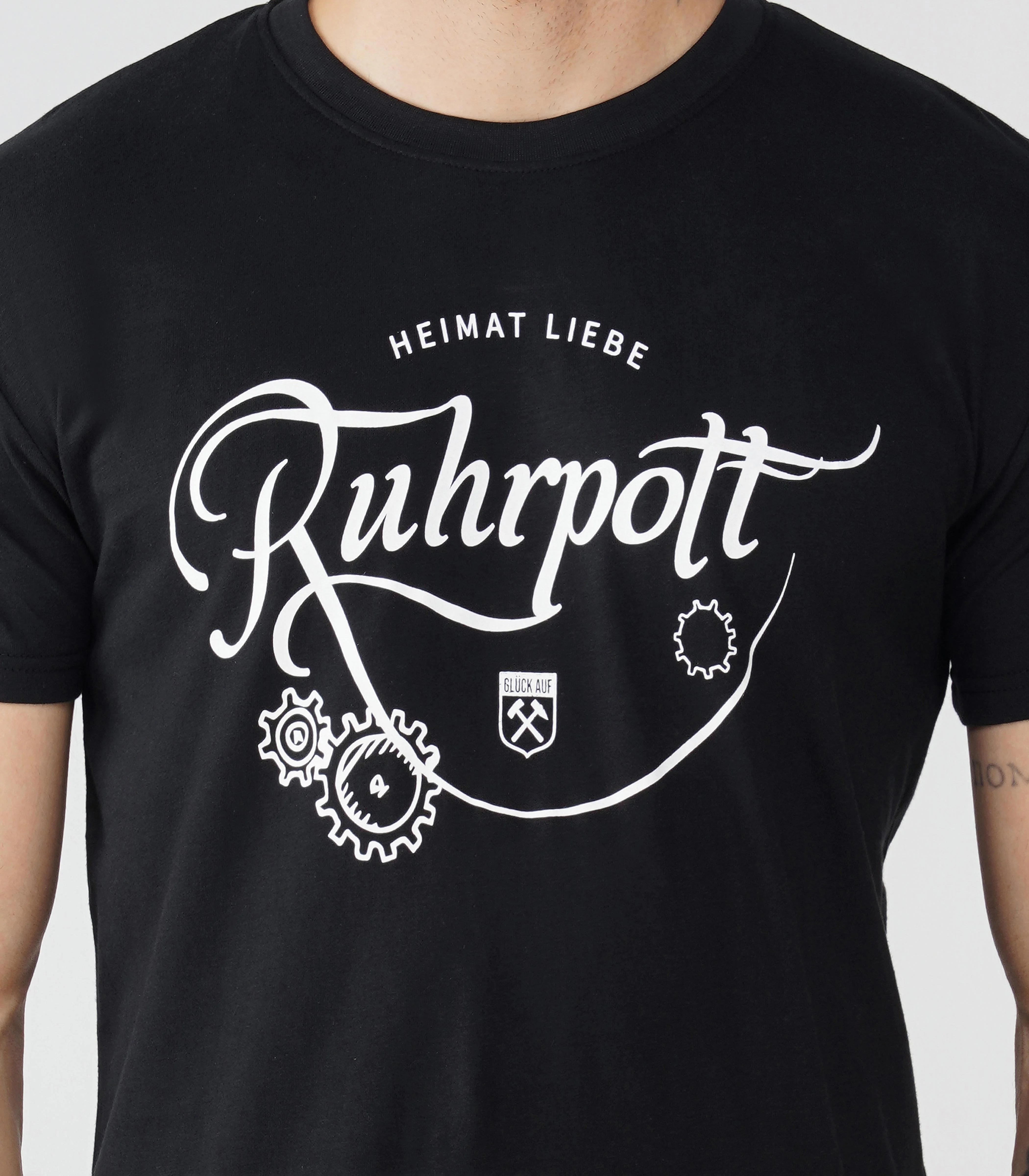 Ruhrpott Rundhalsausschnitt T-Shirt Unisex-RRT533 - Image 6