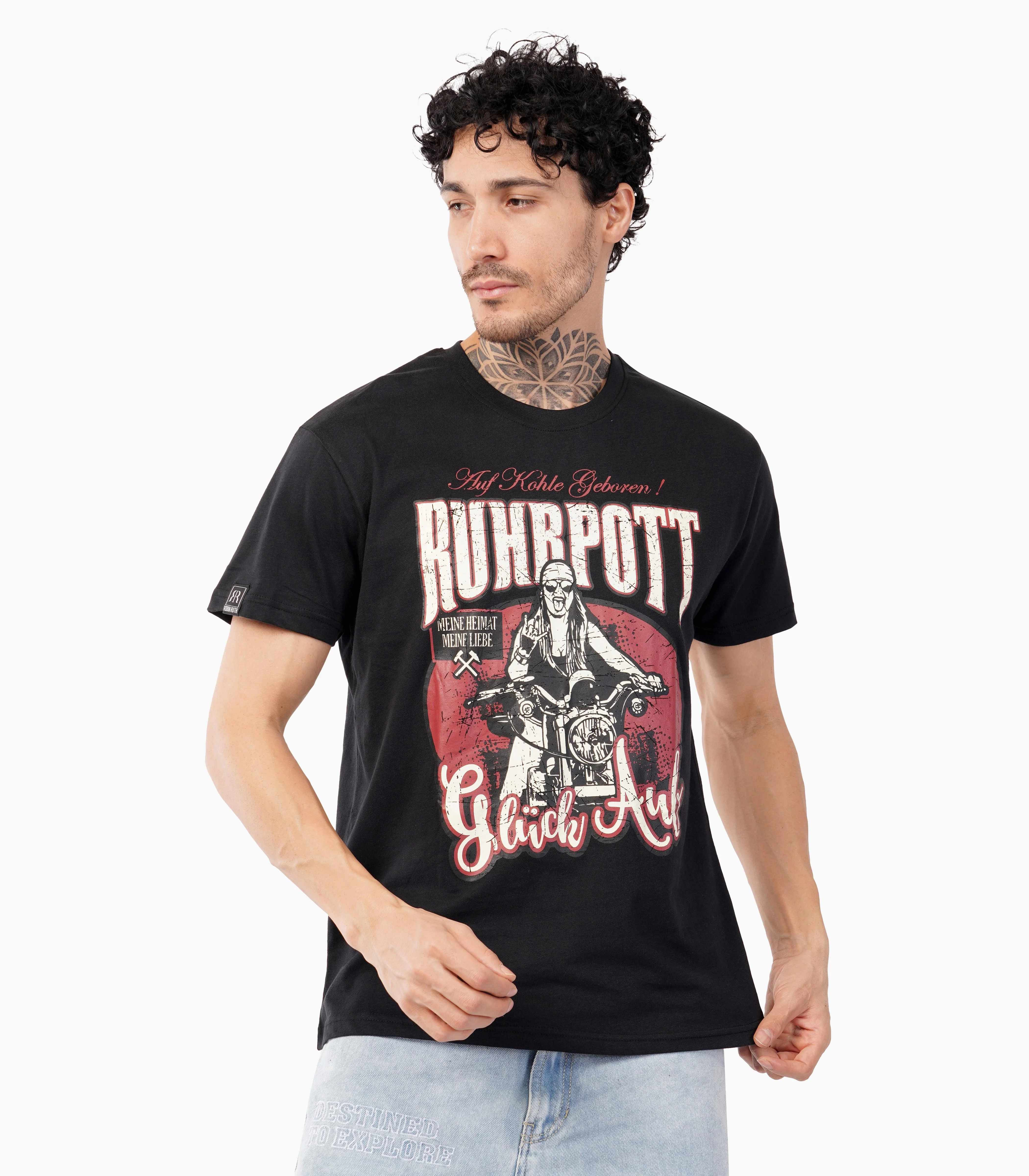 Ruhrpott Rundhalsausschnitt T-Shirt Unisex-RRT536