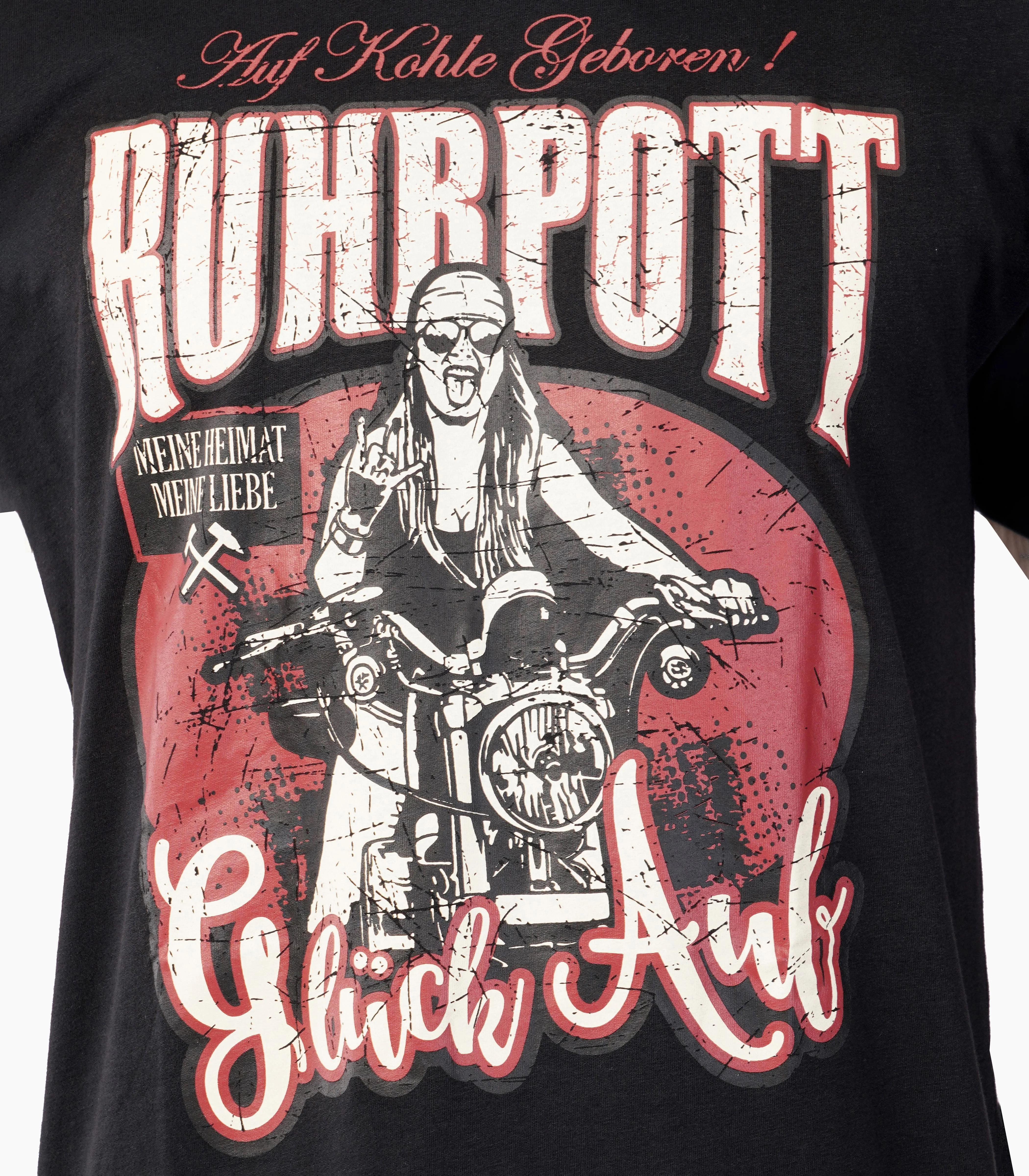 Ruhrpott Rundhalsausschnitt T-Shirt Unisex-RRT536 - Image 6