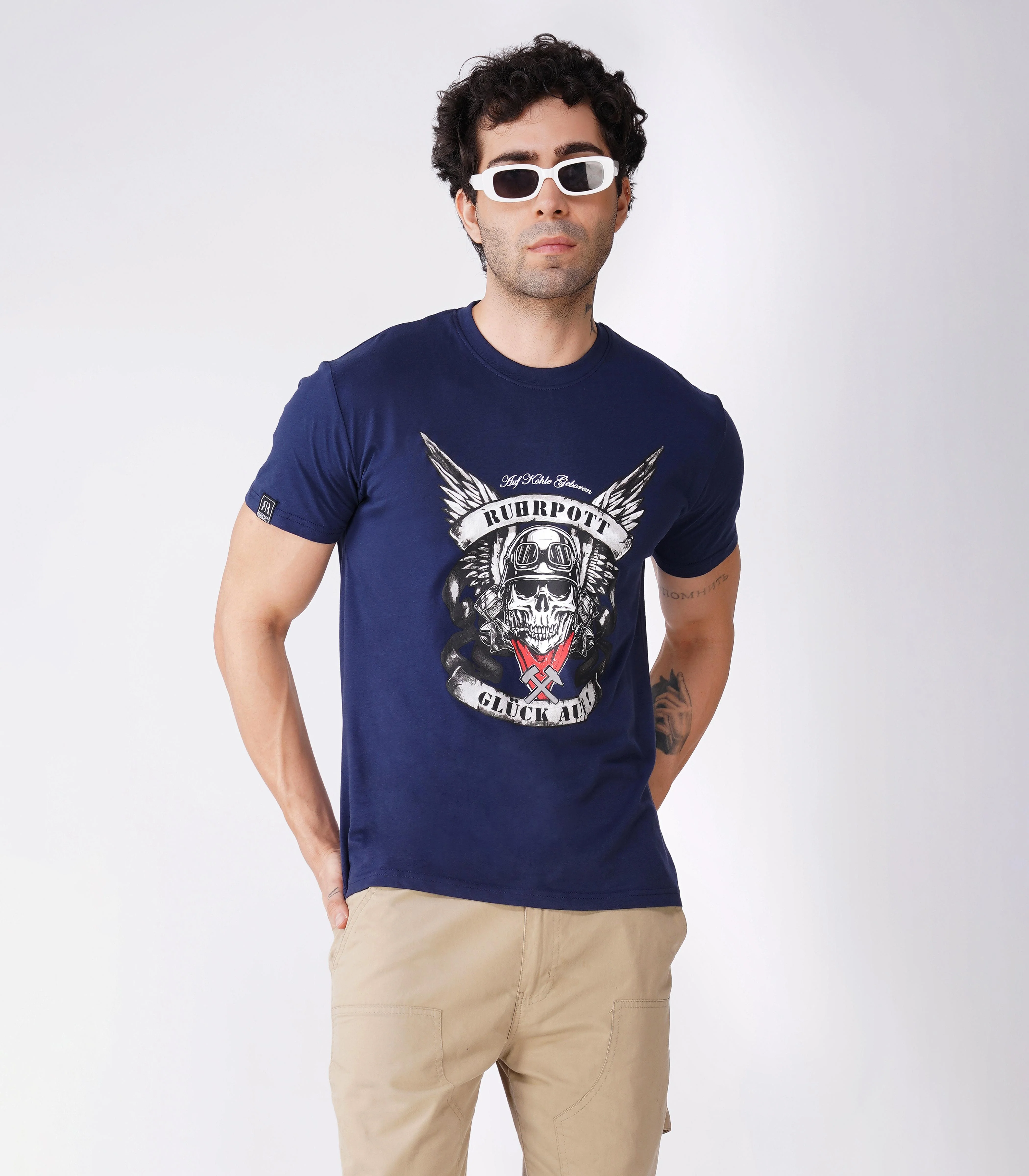 Ruhrpott Rundhalsausschnitt T-Shirt Unisex-RRT537 - Image 2