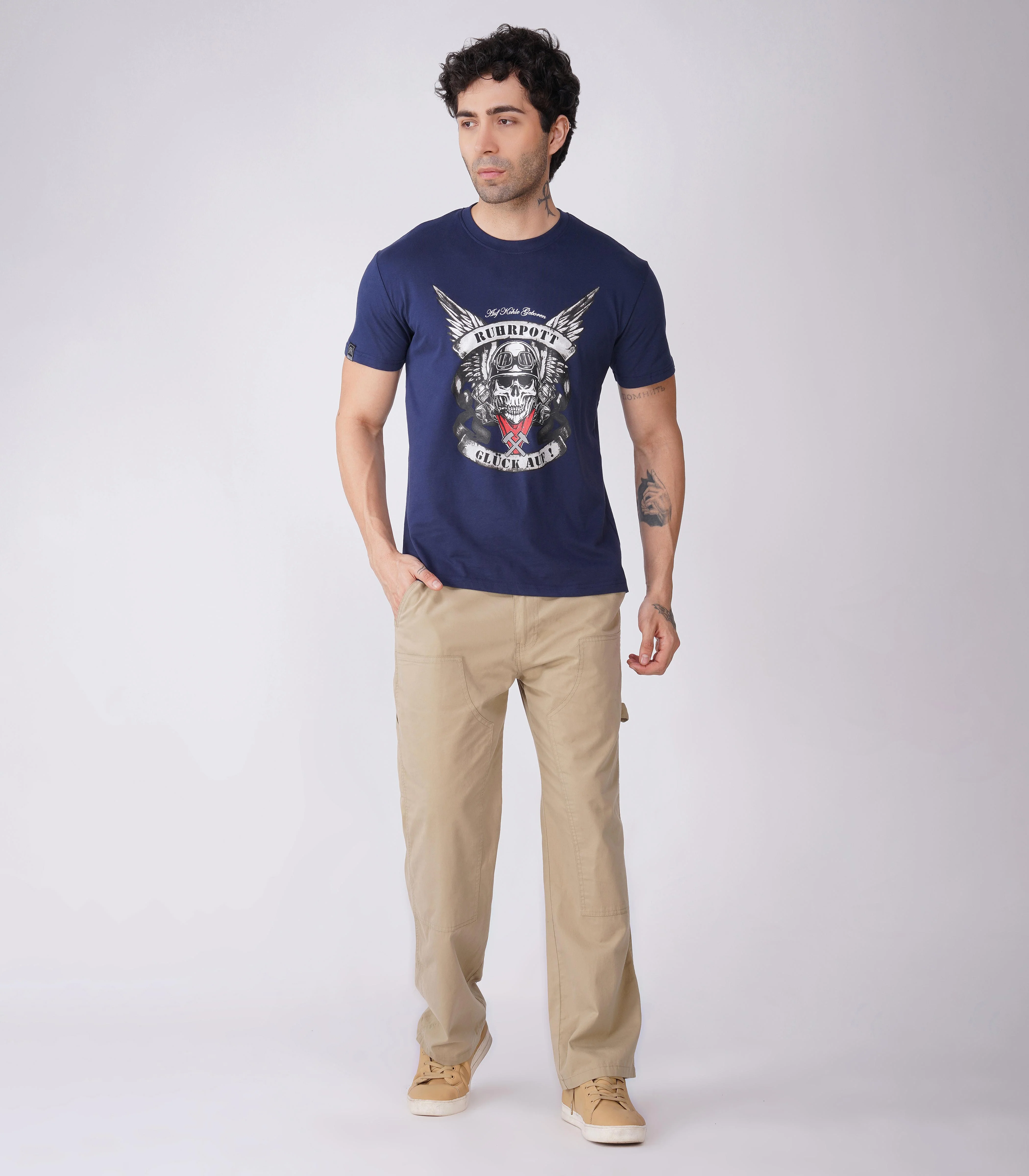 Ruhrpott Rundhalsausschnitt T-Shirt Unisex-RRT537 - Image 3