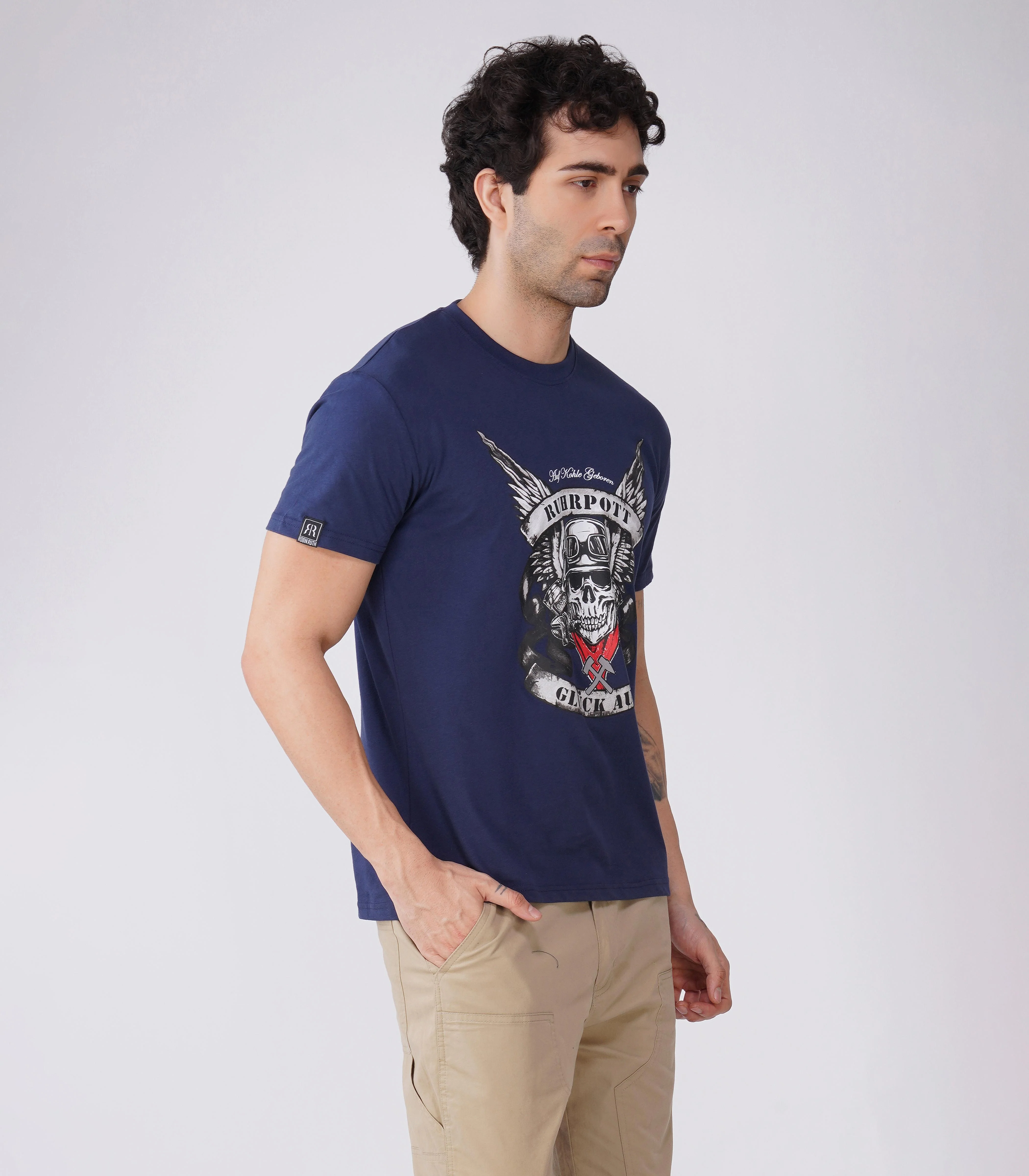 Ruhrpott Rundhalsausschnitt T-Shirt Unisex-RRT537 - Image 4