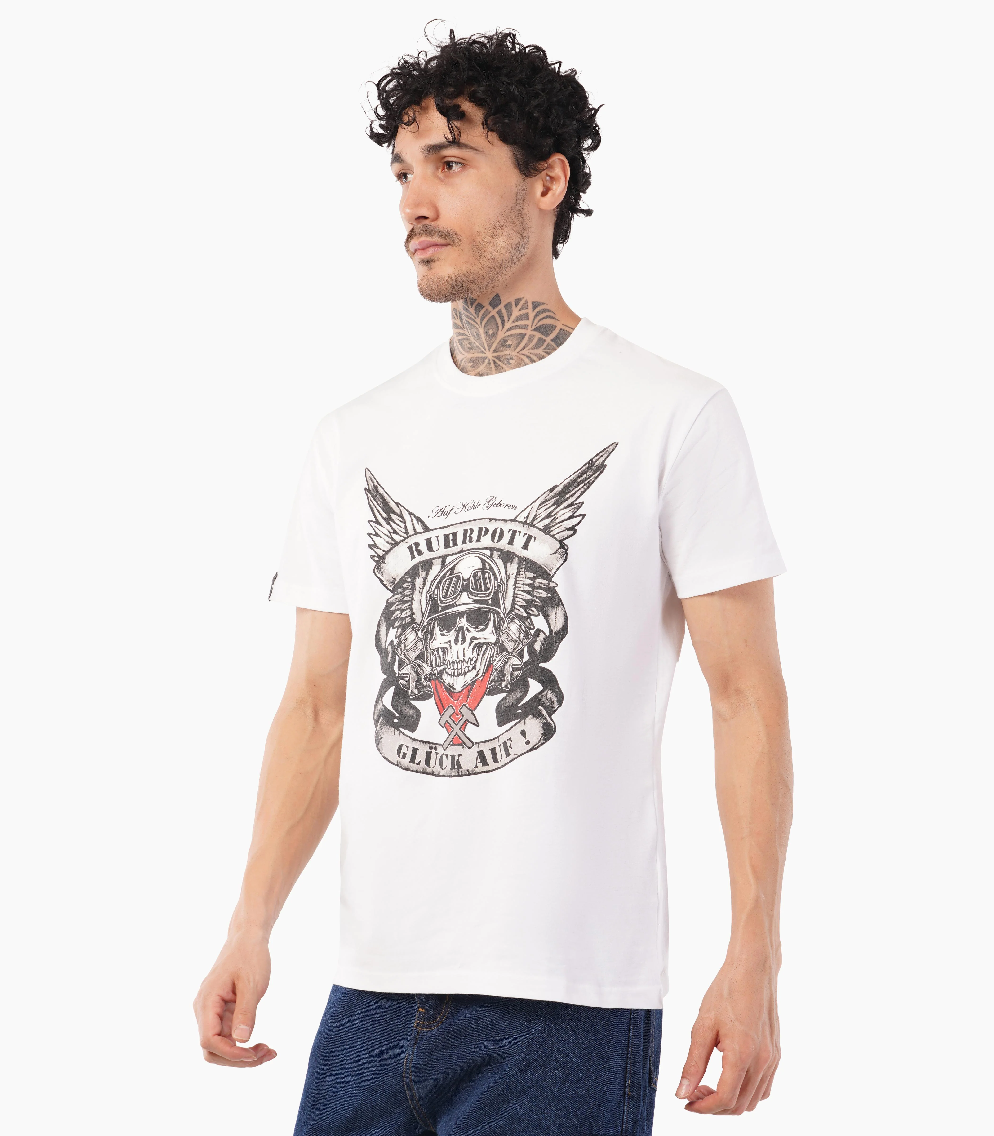 Ruhrpott Rundhalsausschnitt T-Shirt Unisex-RRT538 - Image 3
