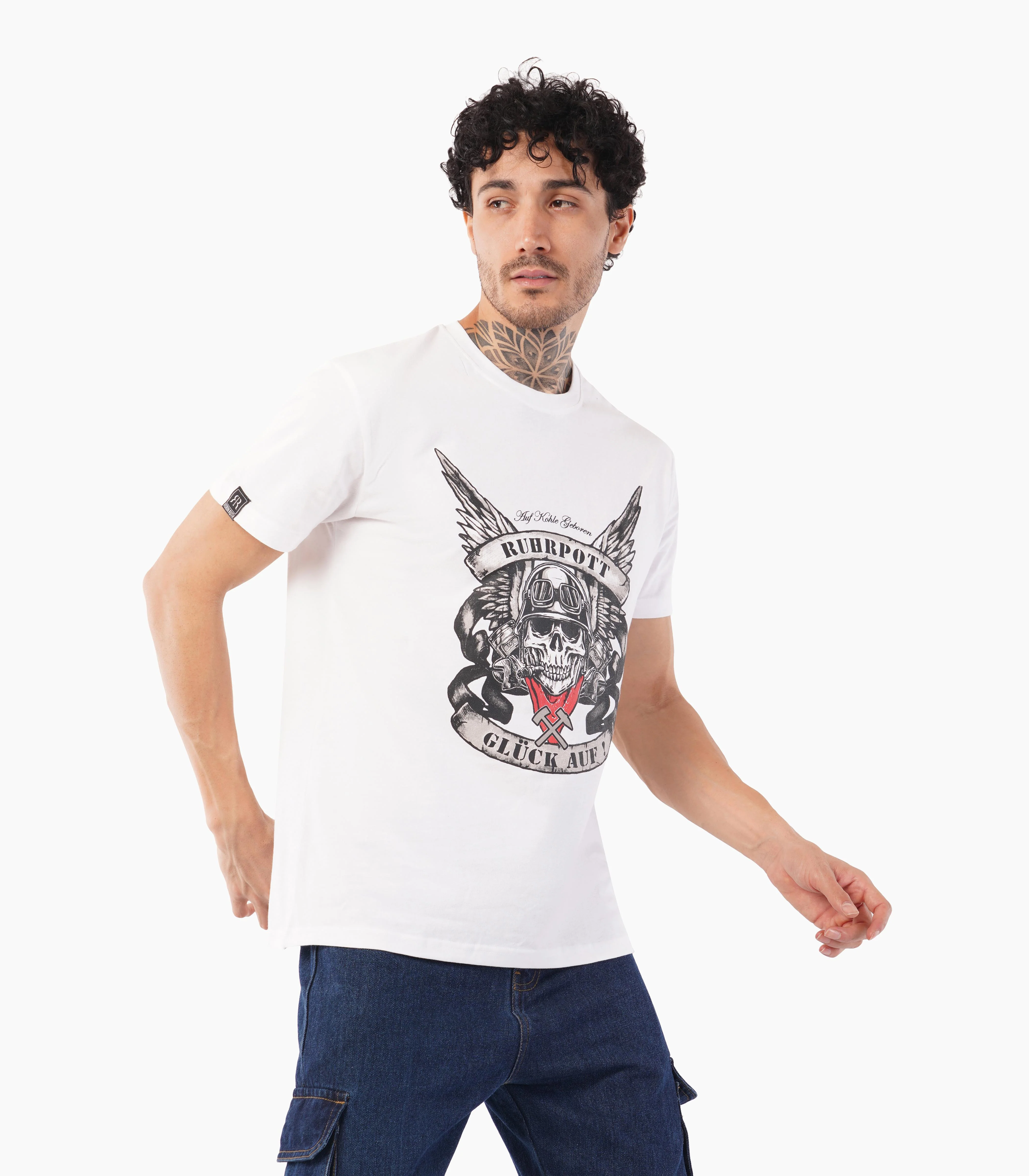Ruhrpott Rundhalsausschnitt T-Shirt Unisex-RRT538 - Image 4