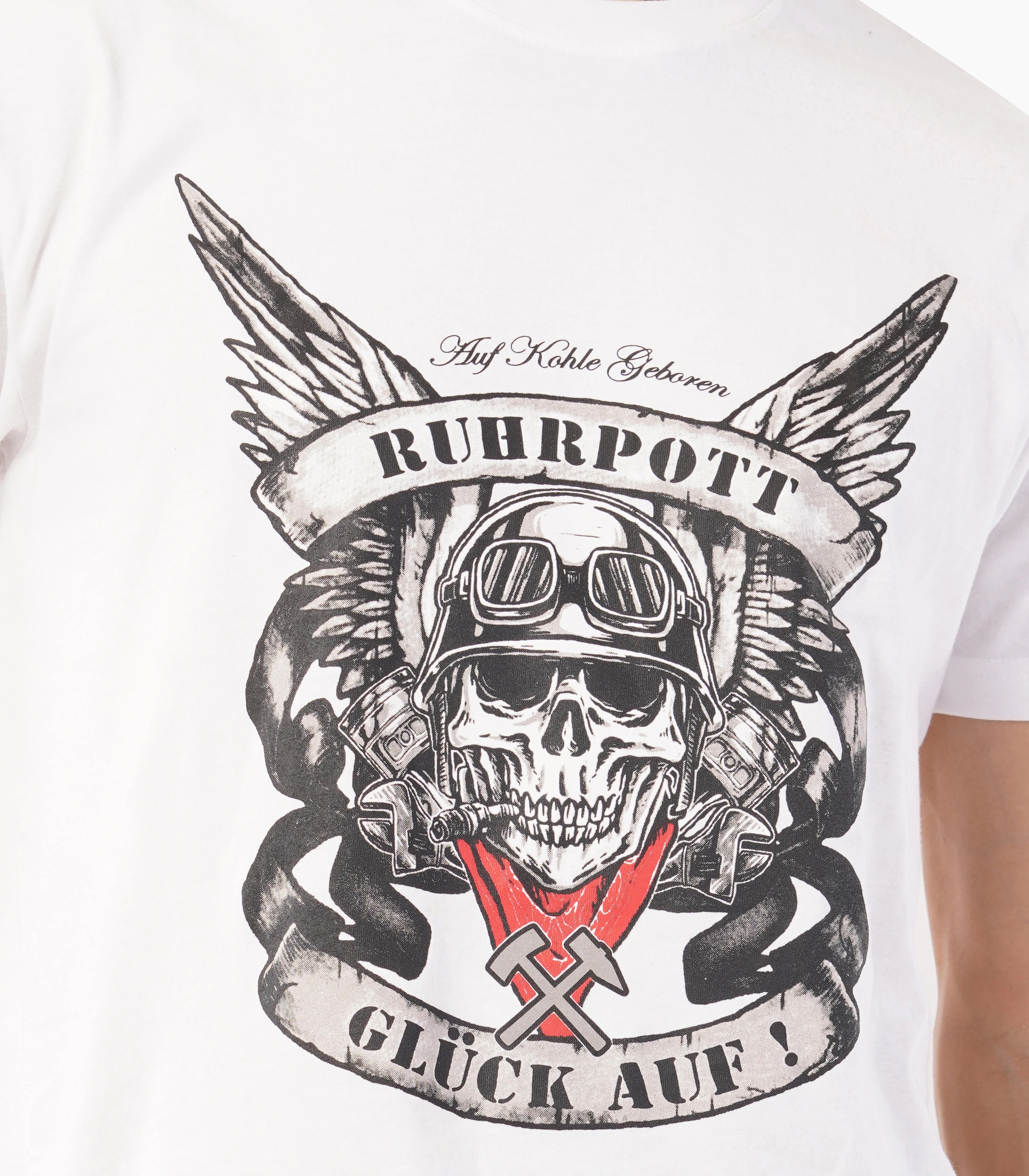 Ruhrpott Rundhalsausschnitt T-Shirt Unisex-RRT538 - Image 6