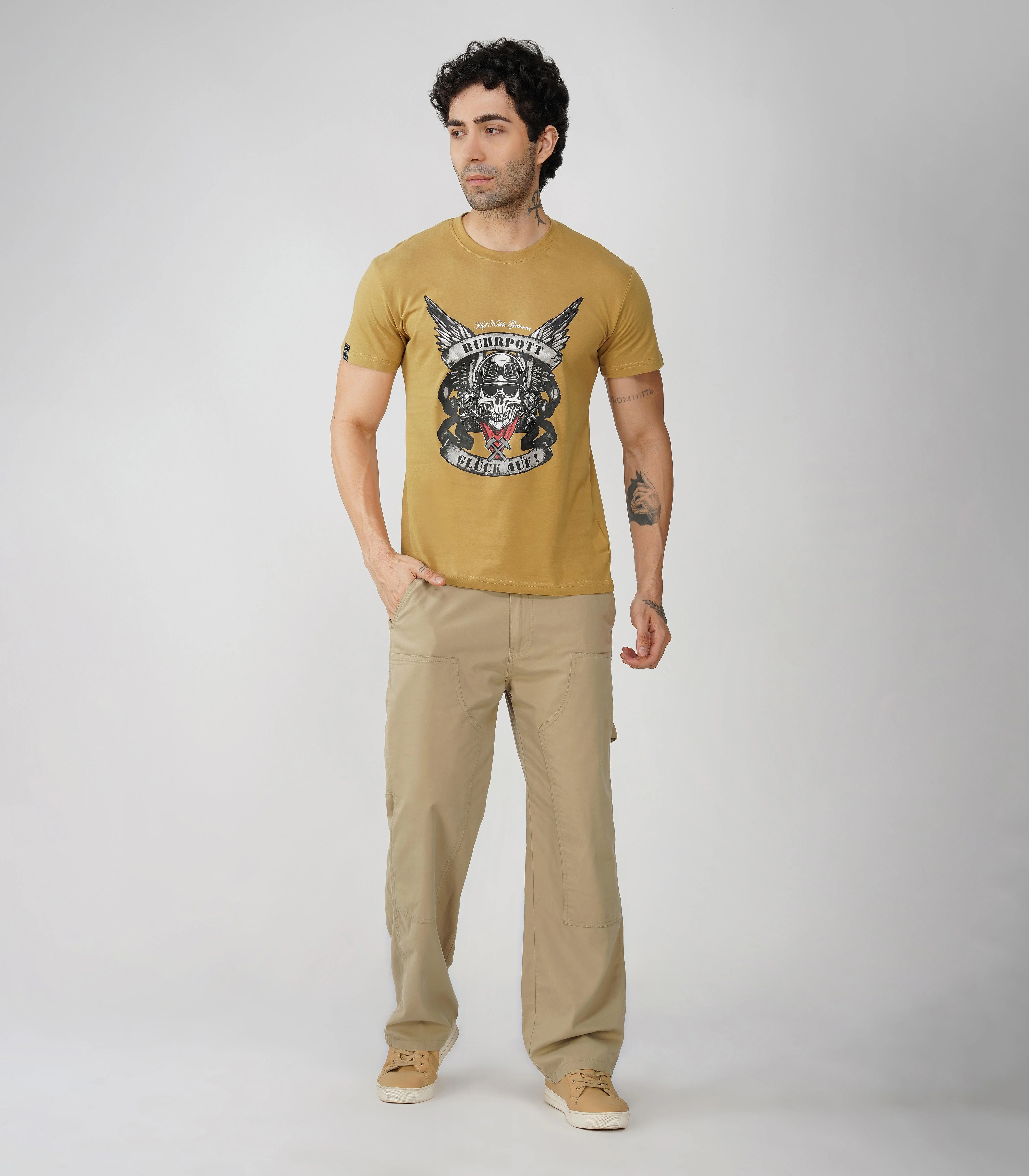 Ruhrpott Rundhalsausschnitt T-Shirt Unisex-RRT539 - Image 3