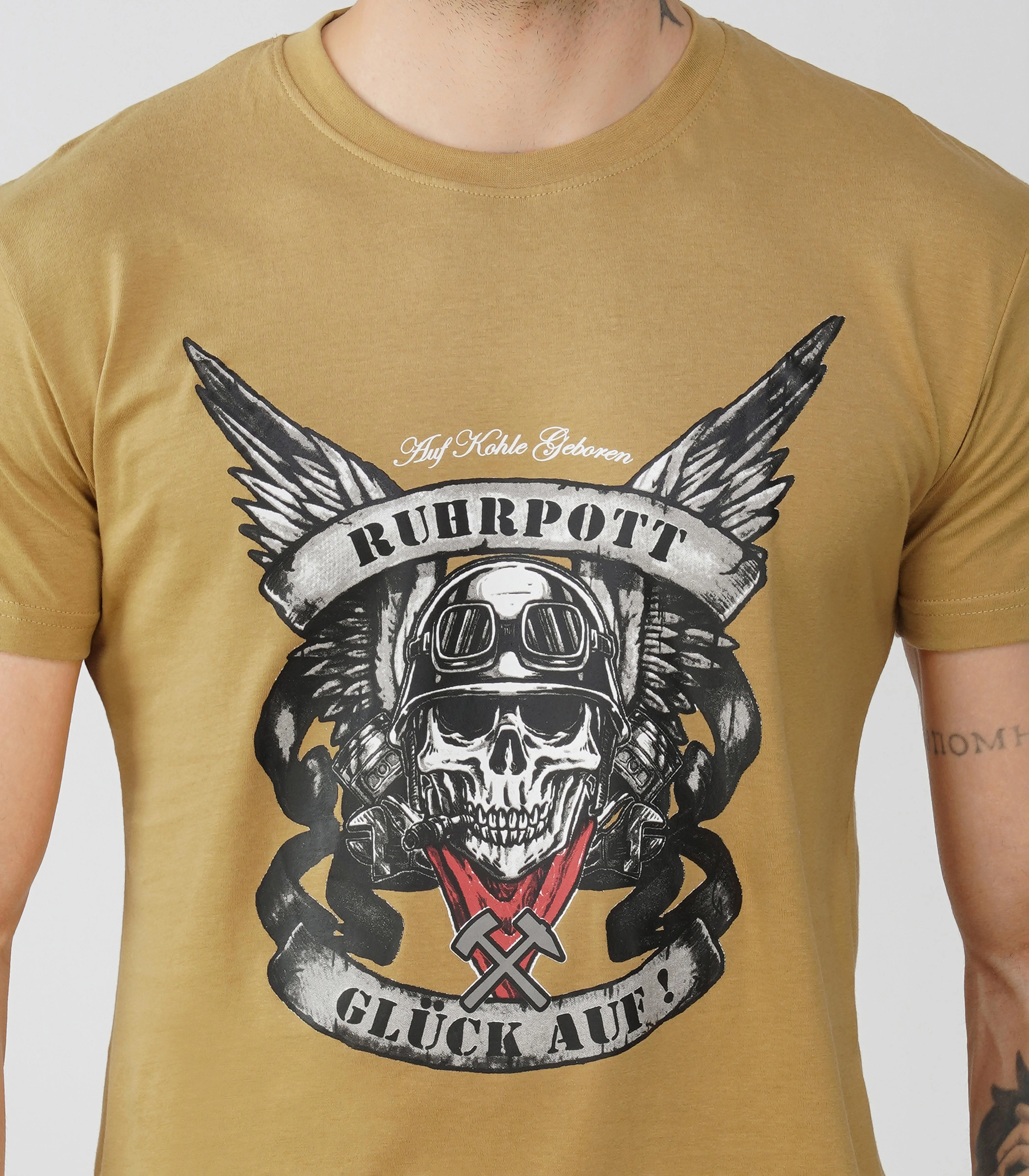 Ruhrpott Rundhalsausschnitt T-Shirt Unisex-RRT539 - Image 6
