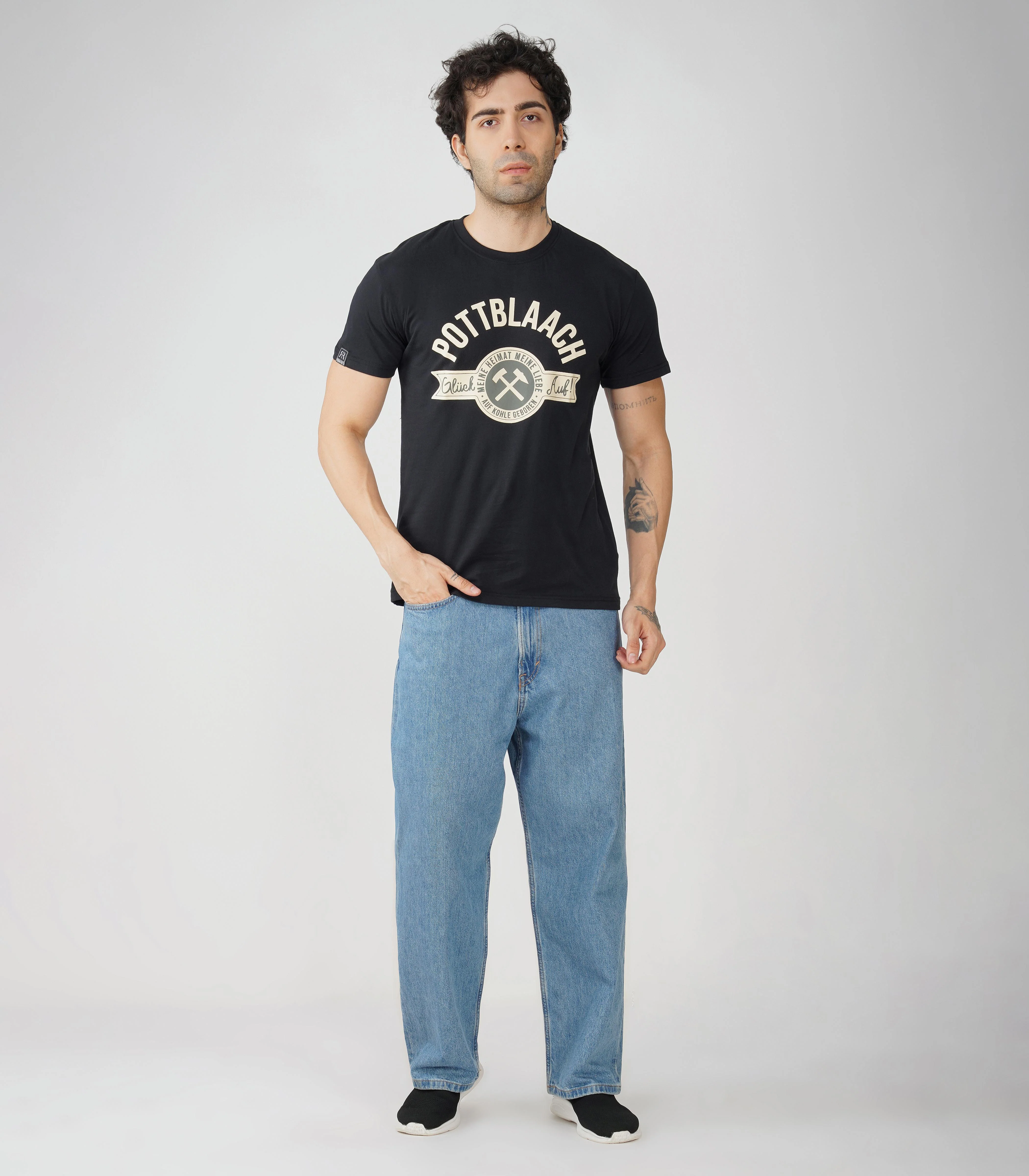 Ruhrpott Rundhalsausschnitt T-Shirt Unisex-RRT547 - Image 2
