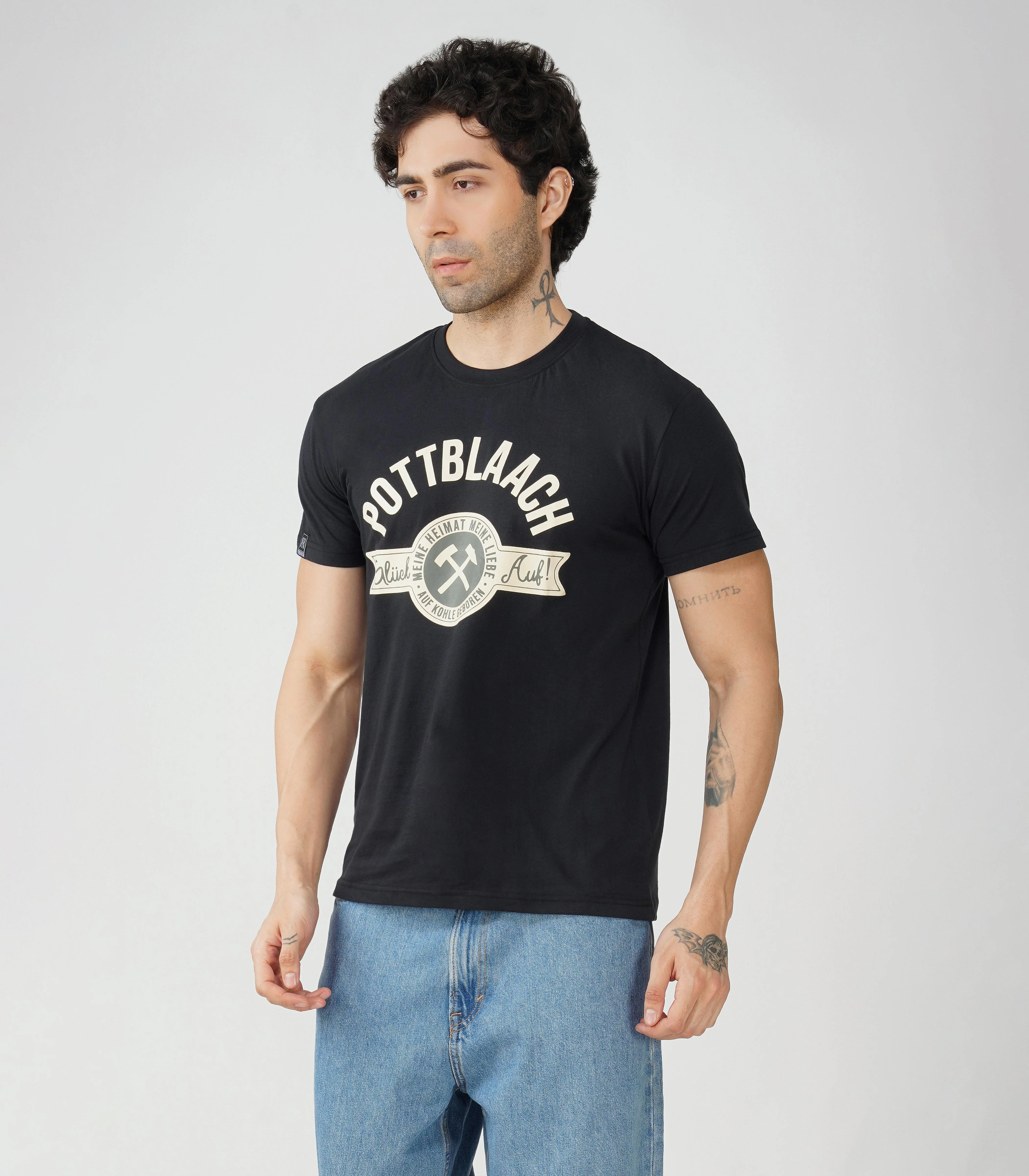 Ruhrpott Rundhalsausschnitt T-Shirt Unisex-RRT547 - Image 3