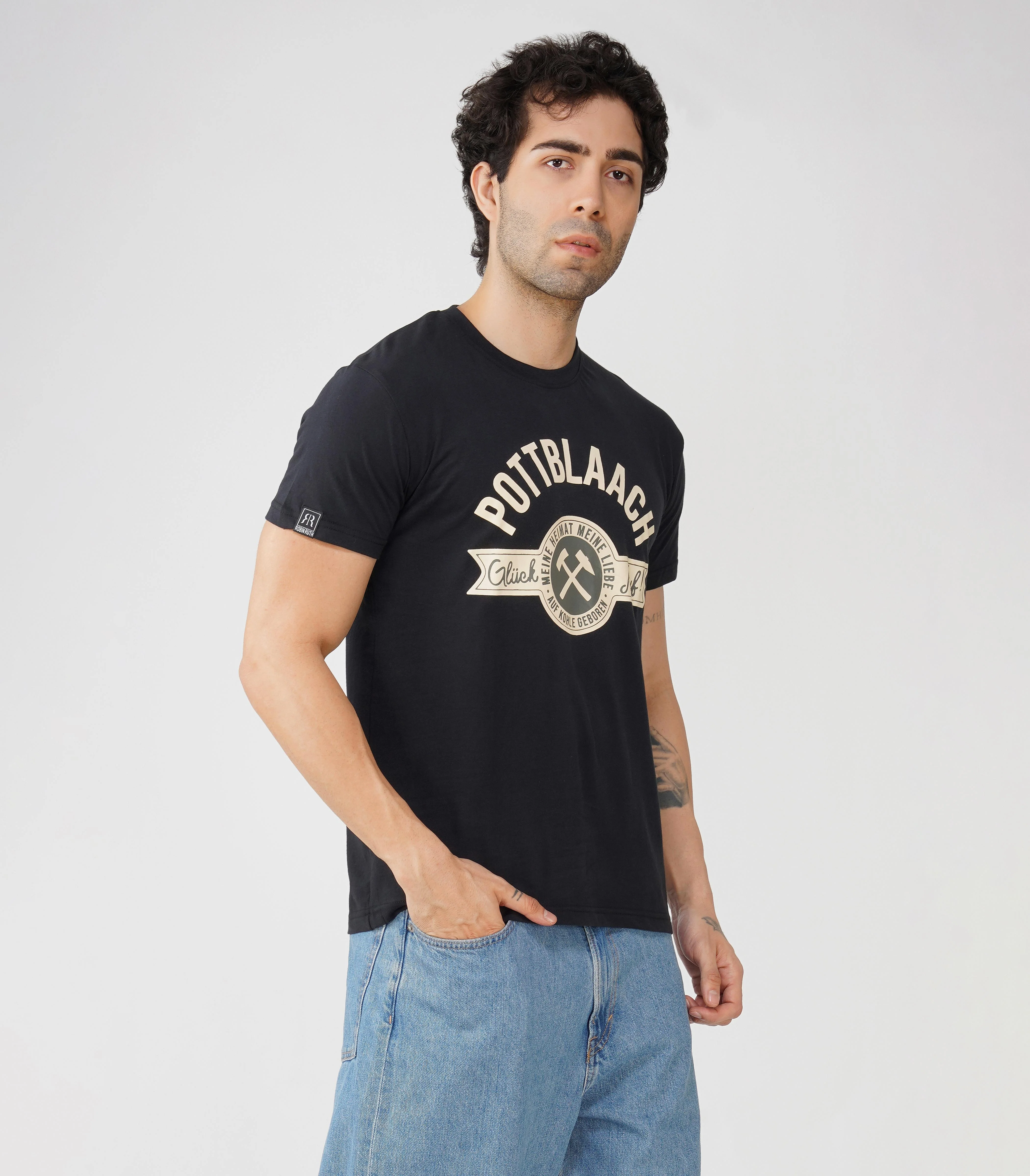 Ruhrpott Rundhalsausschnitt T-Shirt Unisex-RRT547 - Image 4
