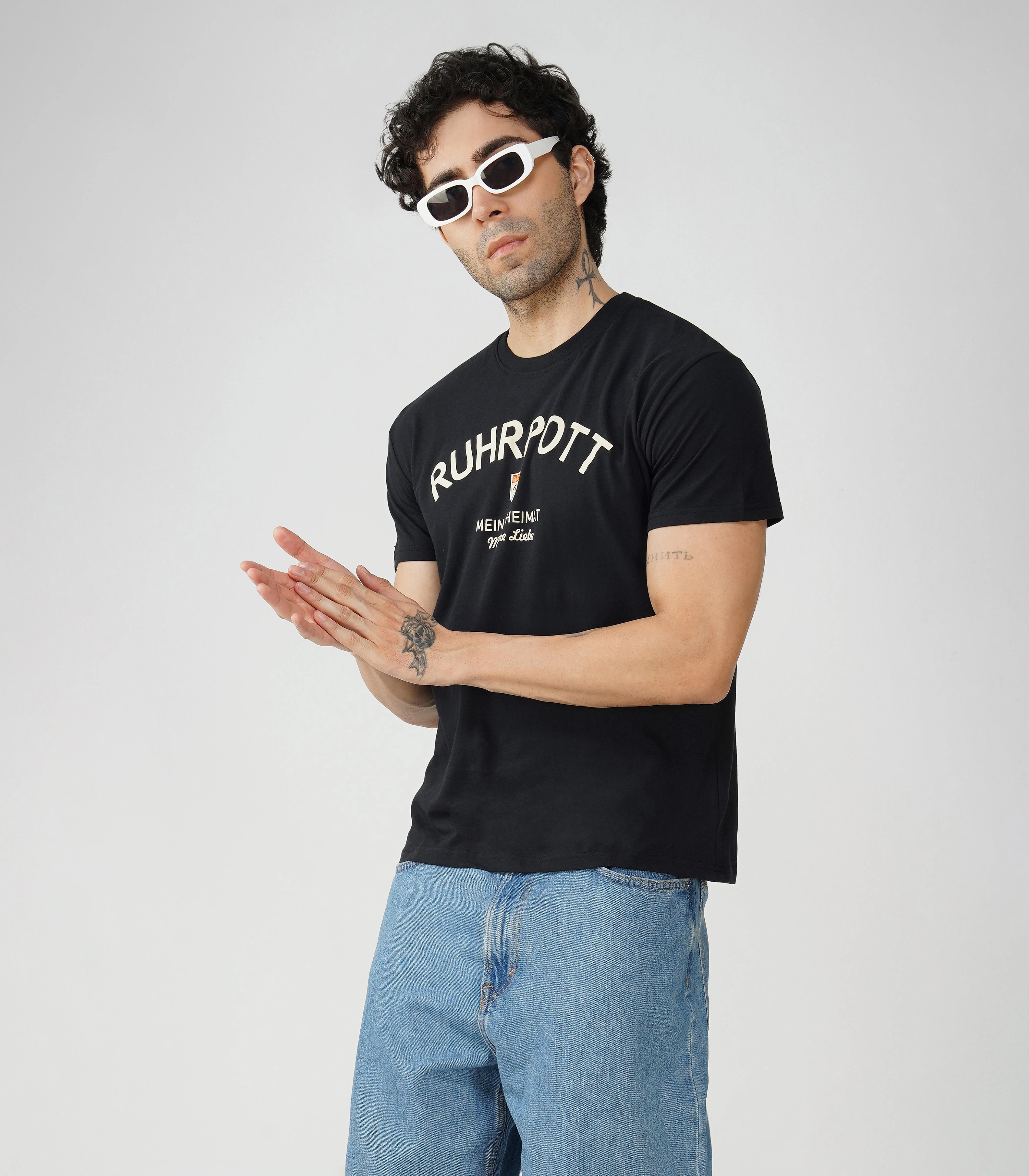Ruhrpott Rundhalsausschnitt T-Shirt Unisex-RRT548 - Image 2