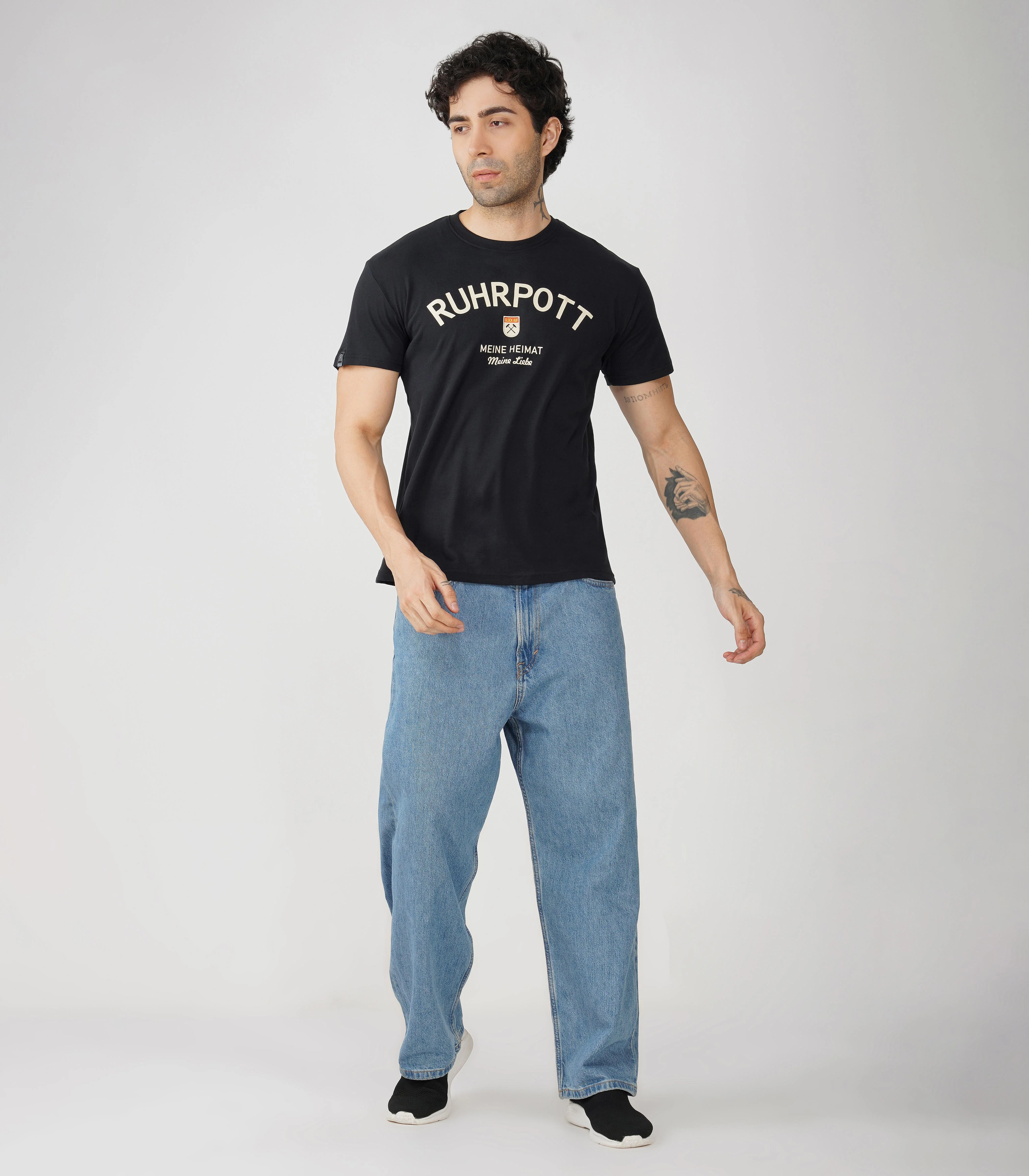 Ruhrpott Rundhalsausschnitt T-Shirt Unisex-RRT548 - Image 3