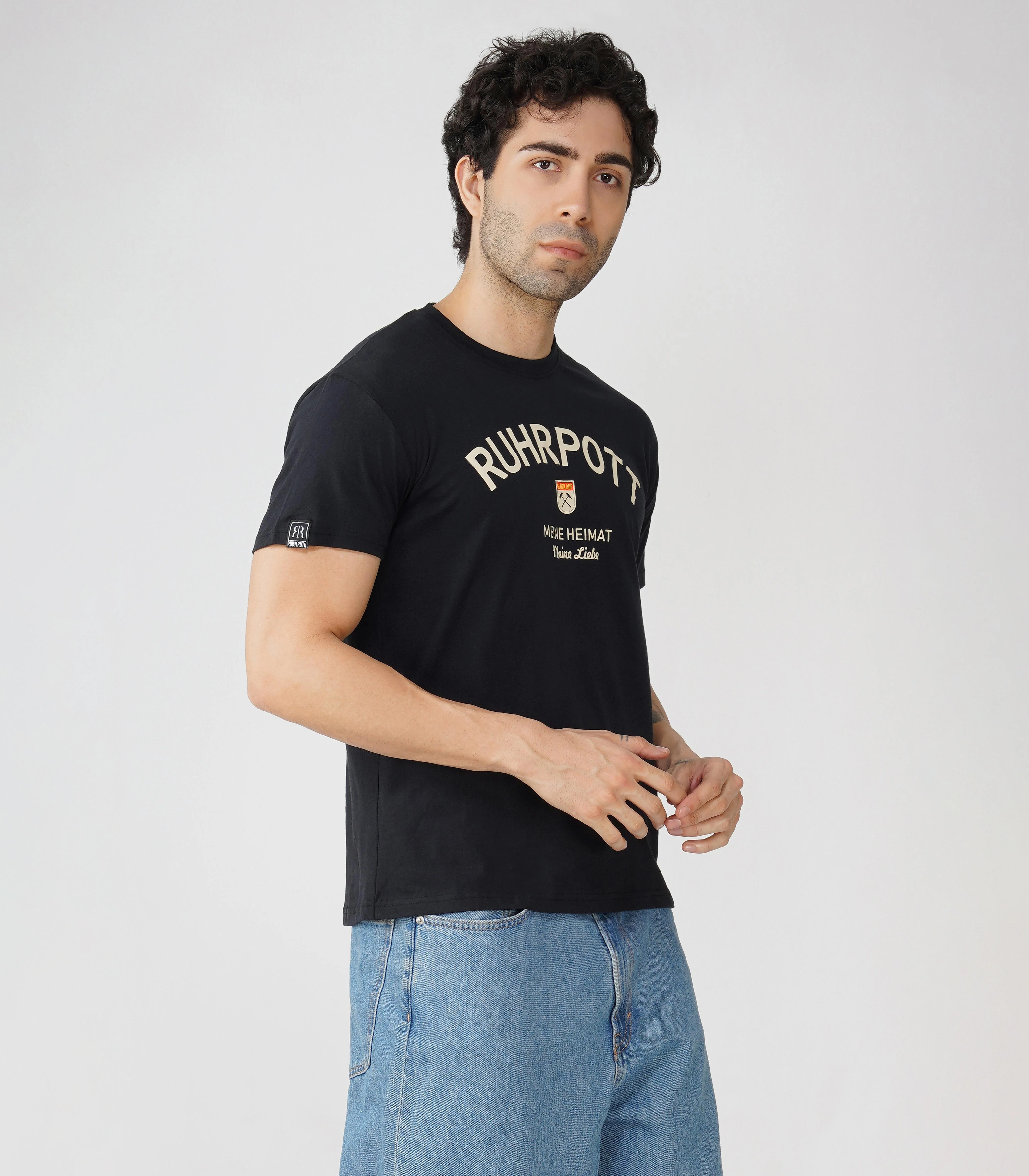 Ruhrpott Rundhalsausschnitt T-Shirt Unisex-RRT548 - Image 4