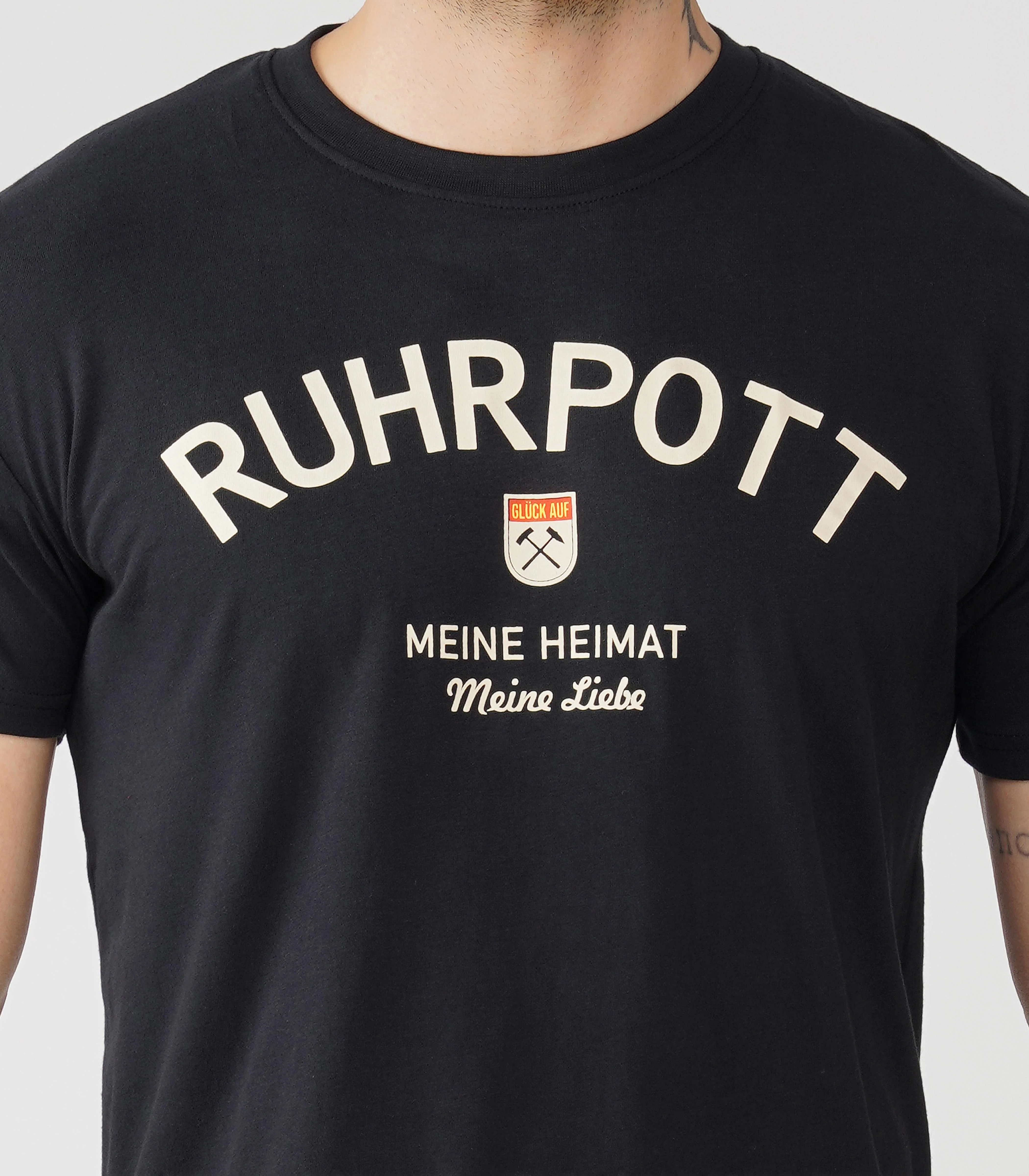 Ruhrpott Rundhalsausschnitt T-Shirt Unisex-RRT548 - Image 6