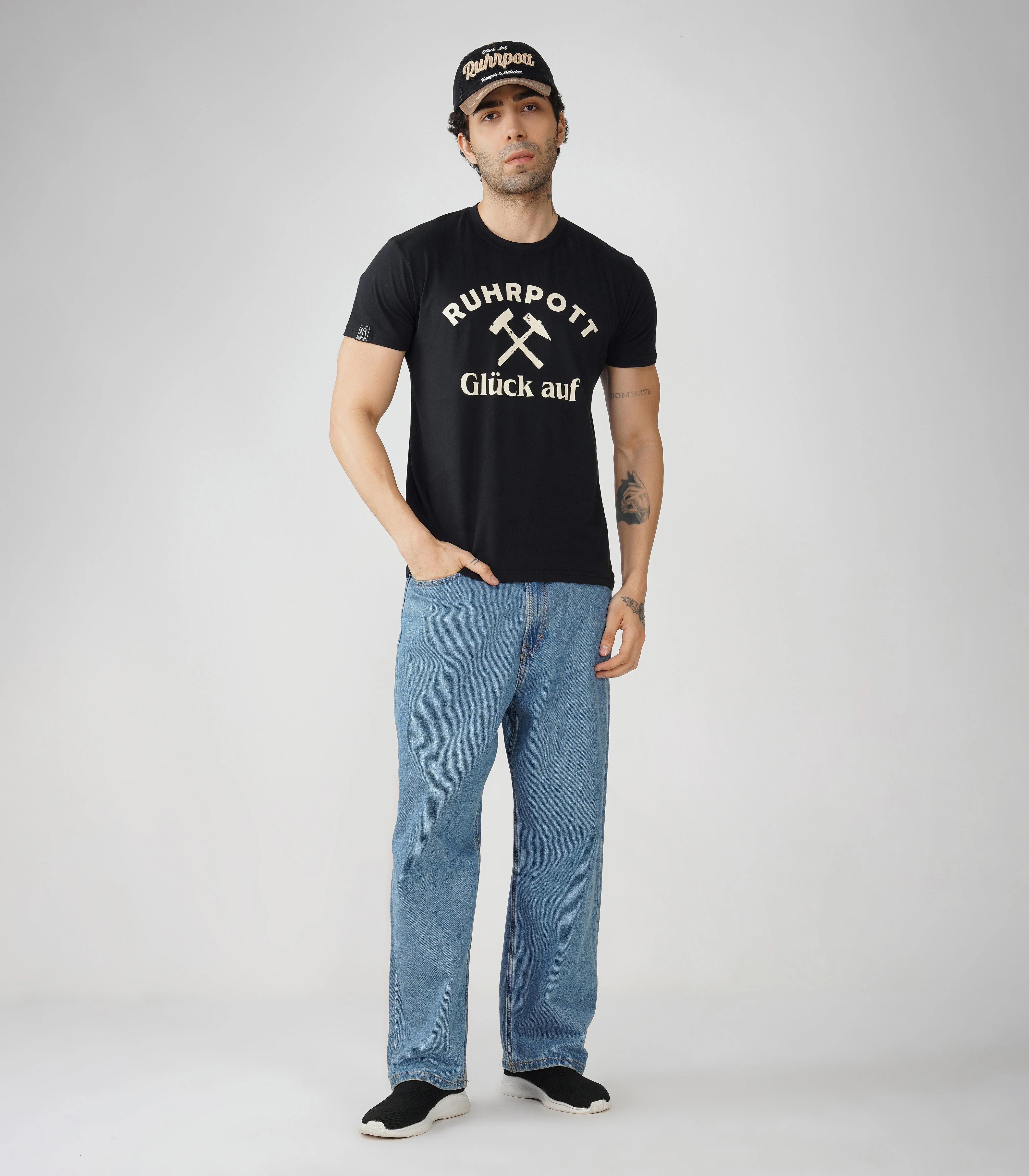 Ruhrpott Rundhalsausschnitt T-Shirt Unisex-RRT549 - Image 2