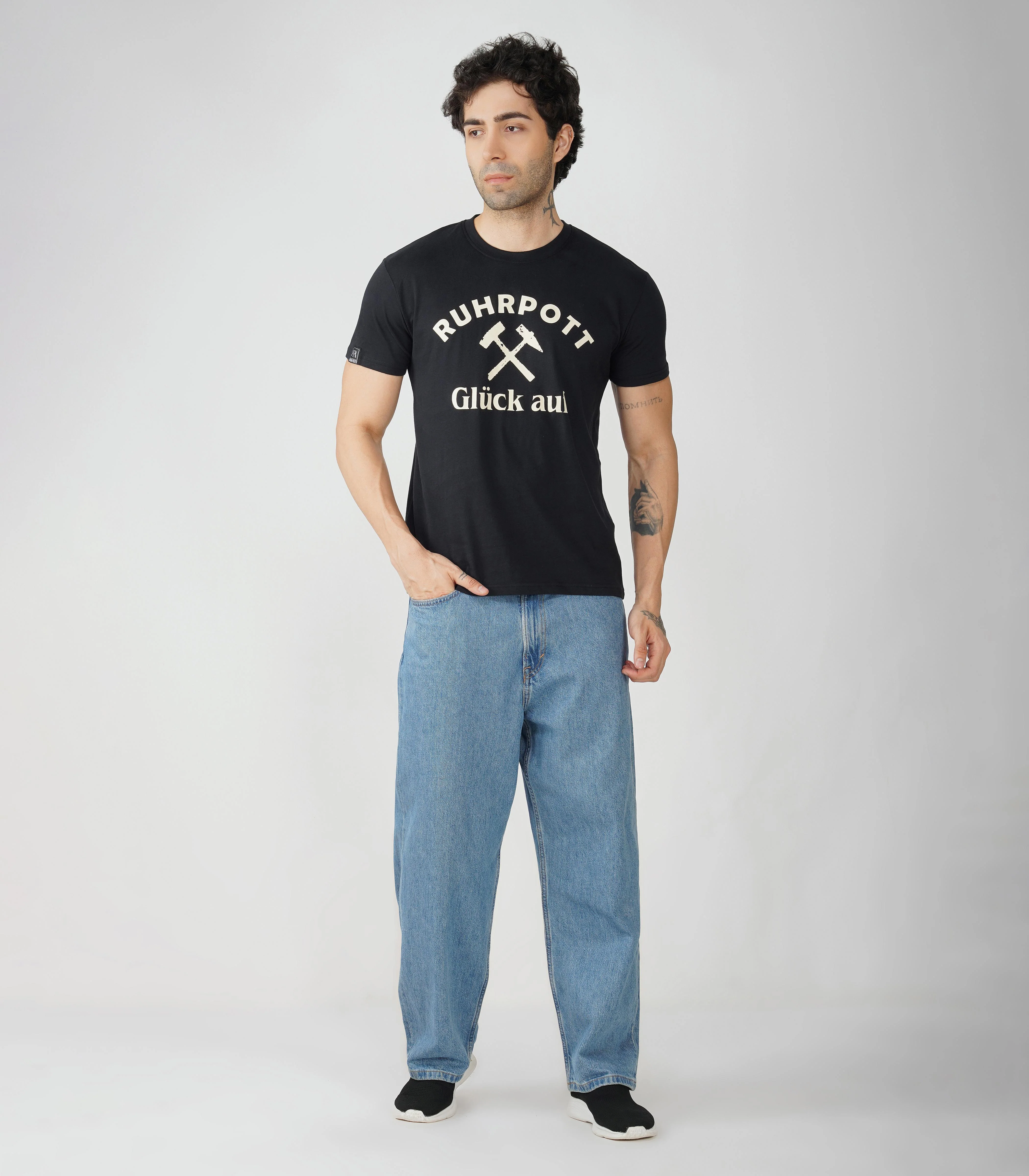 Ruhrpott Rundhalsausschnitt T-Shirt Unisex-RRT549 - Image 3
