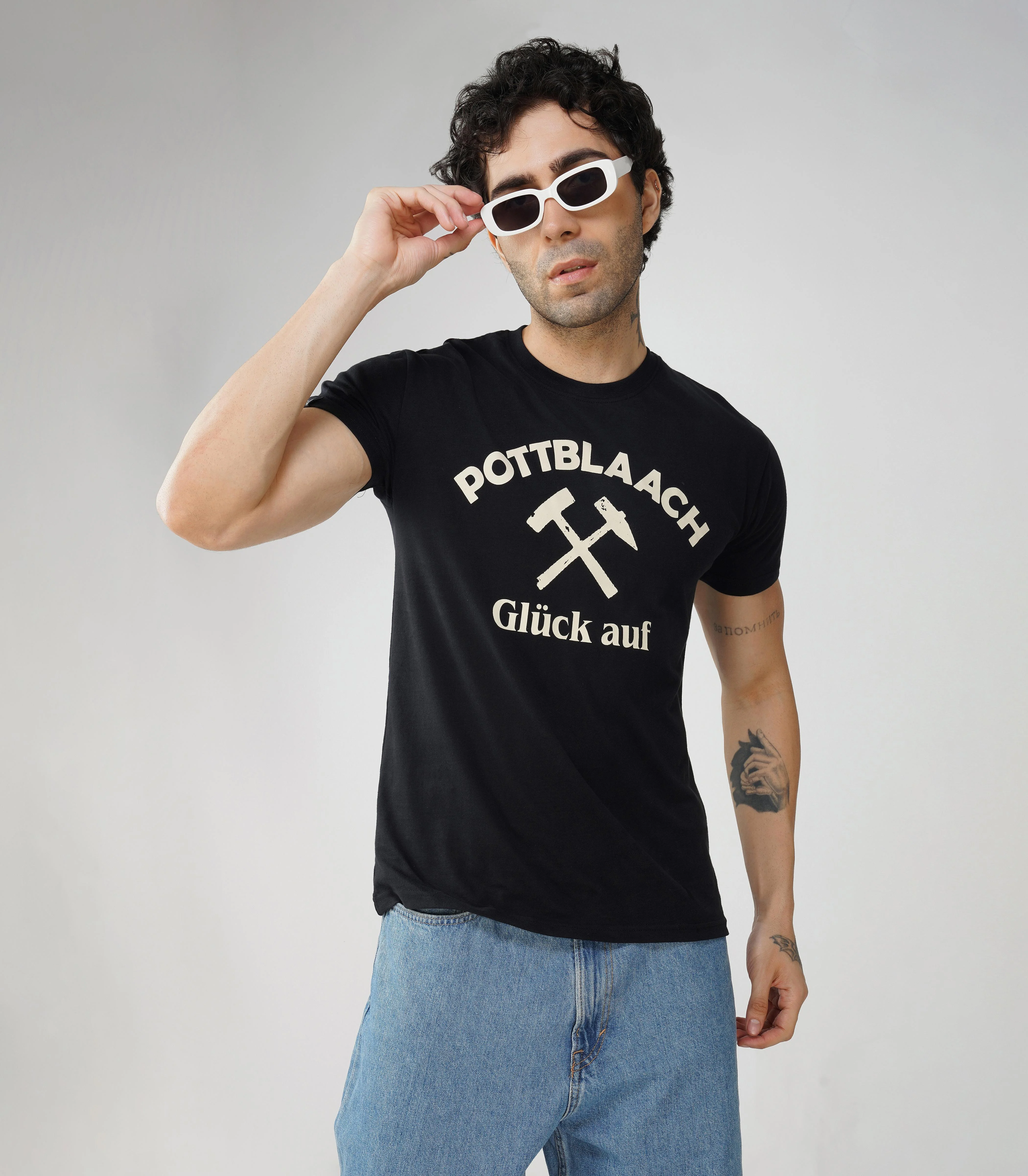 Ruhrpott Rundhalsausschnitt T-Shirt Unisex-RRT551 - Image 2