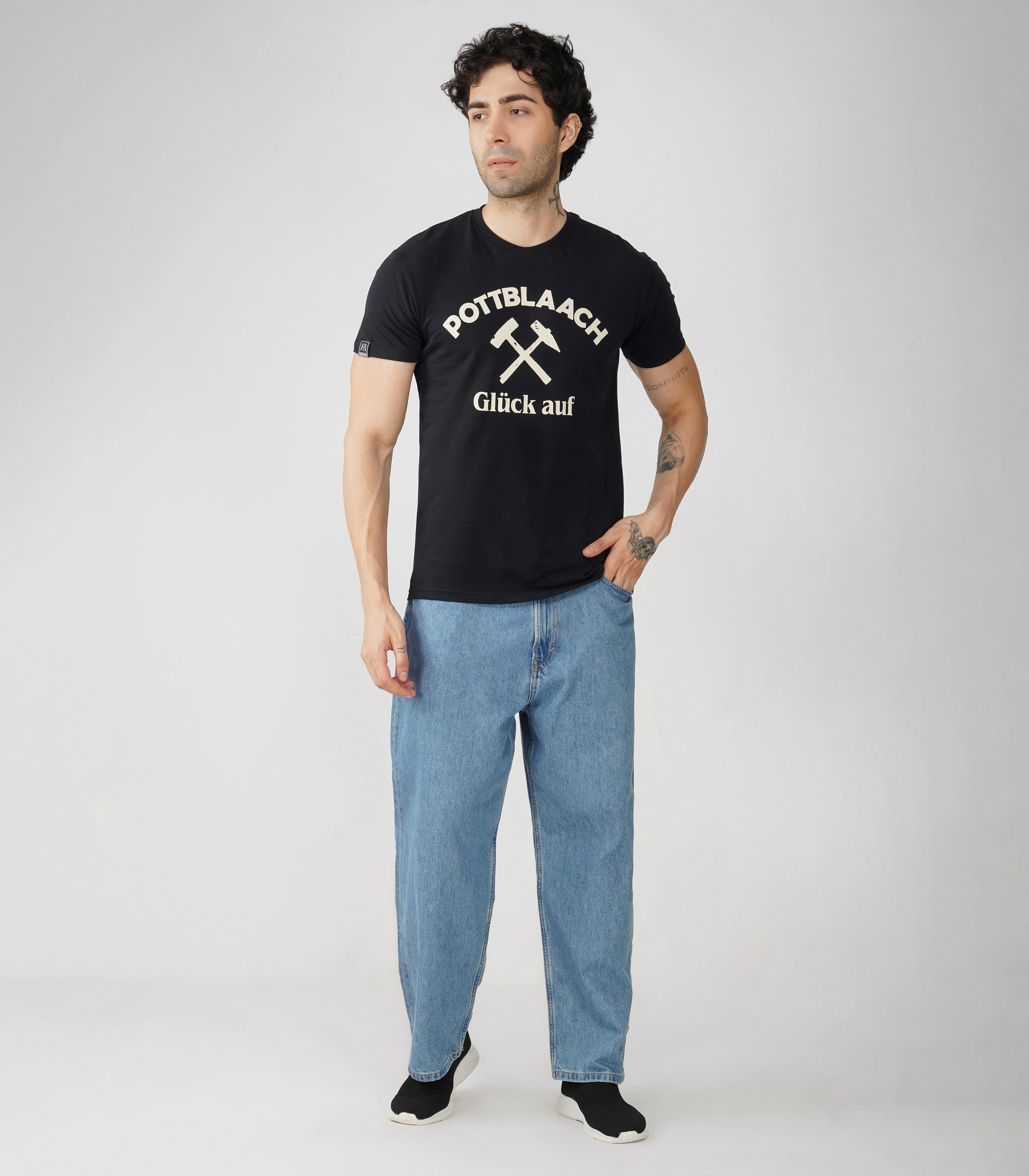 Ruhrpott Rundhalsausschnitt T-Shirt Unisex-RRT551 - Image 3