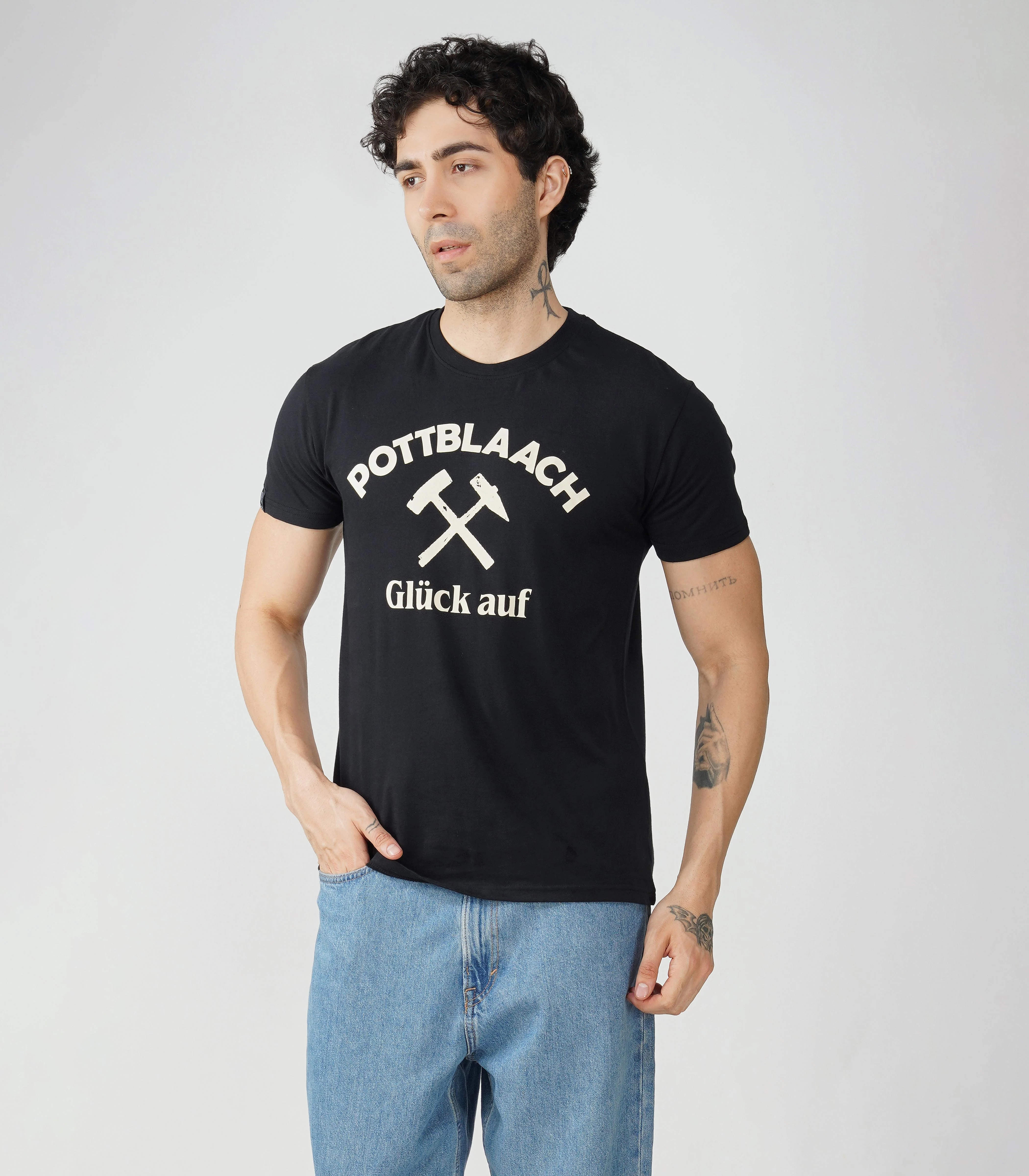 Ruhrpott Rundhalsausschnitt T-Shirt Unisex-RRT551 - Image 4