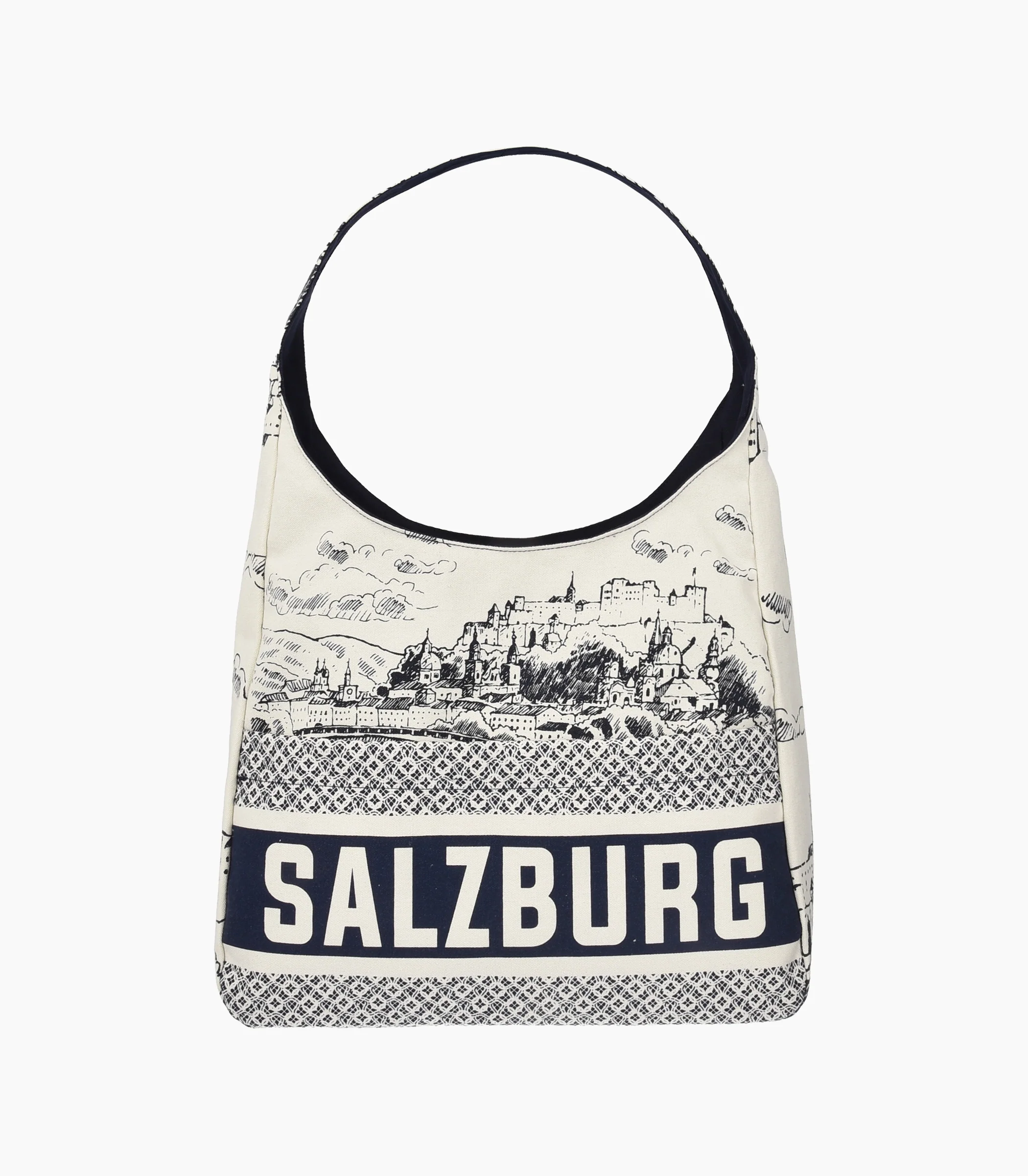 Salzburg Schulter-Hobo-Tasche - GroĂ