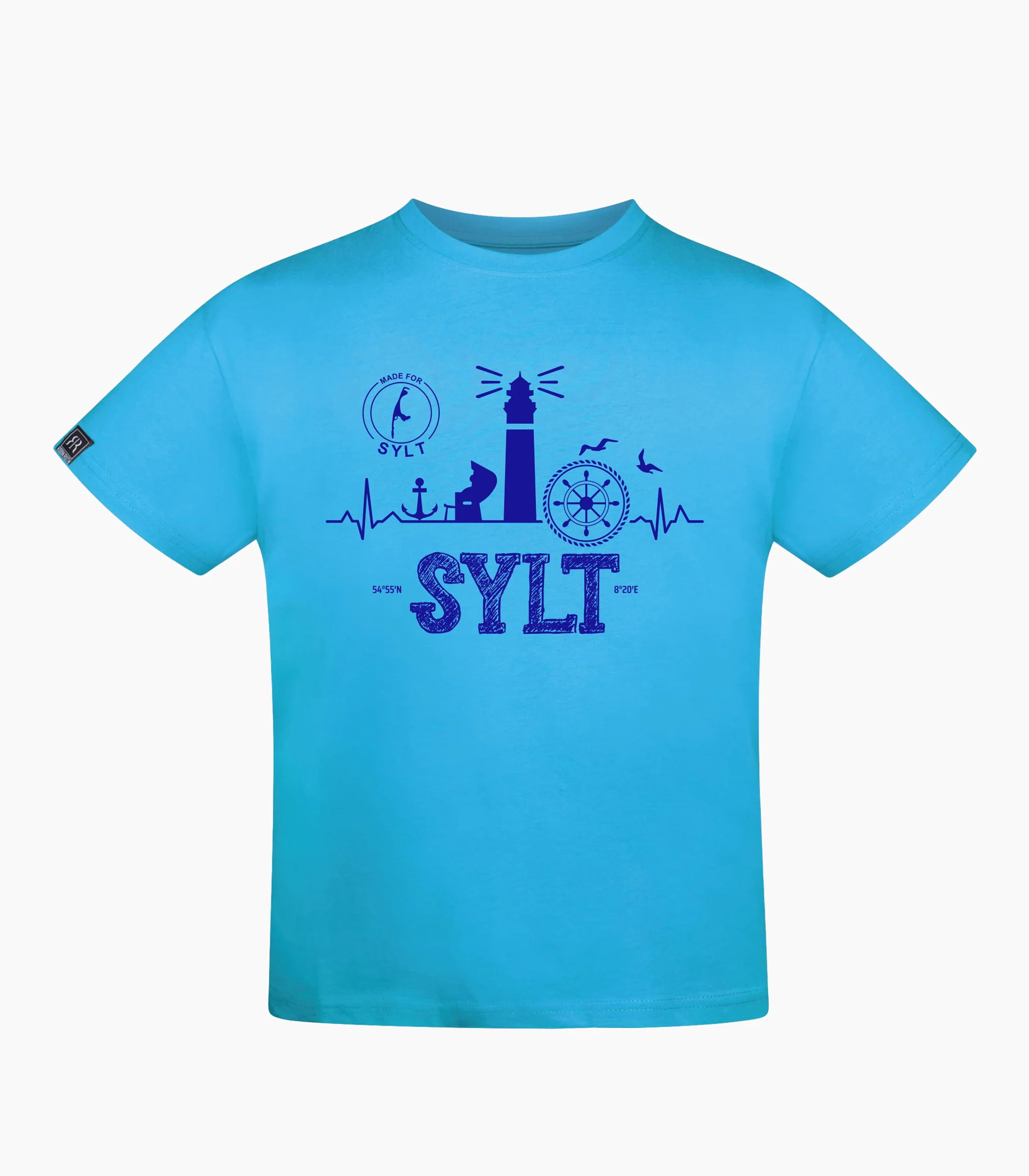 Sylt Rundhalsausschnitt T-Shirt Kids-Rkt39